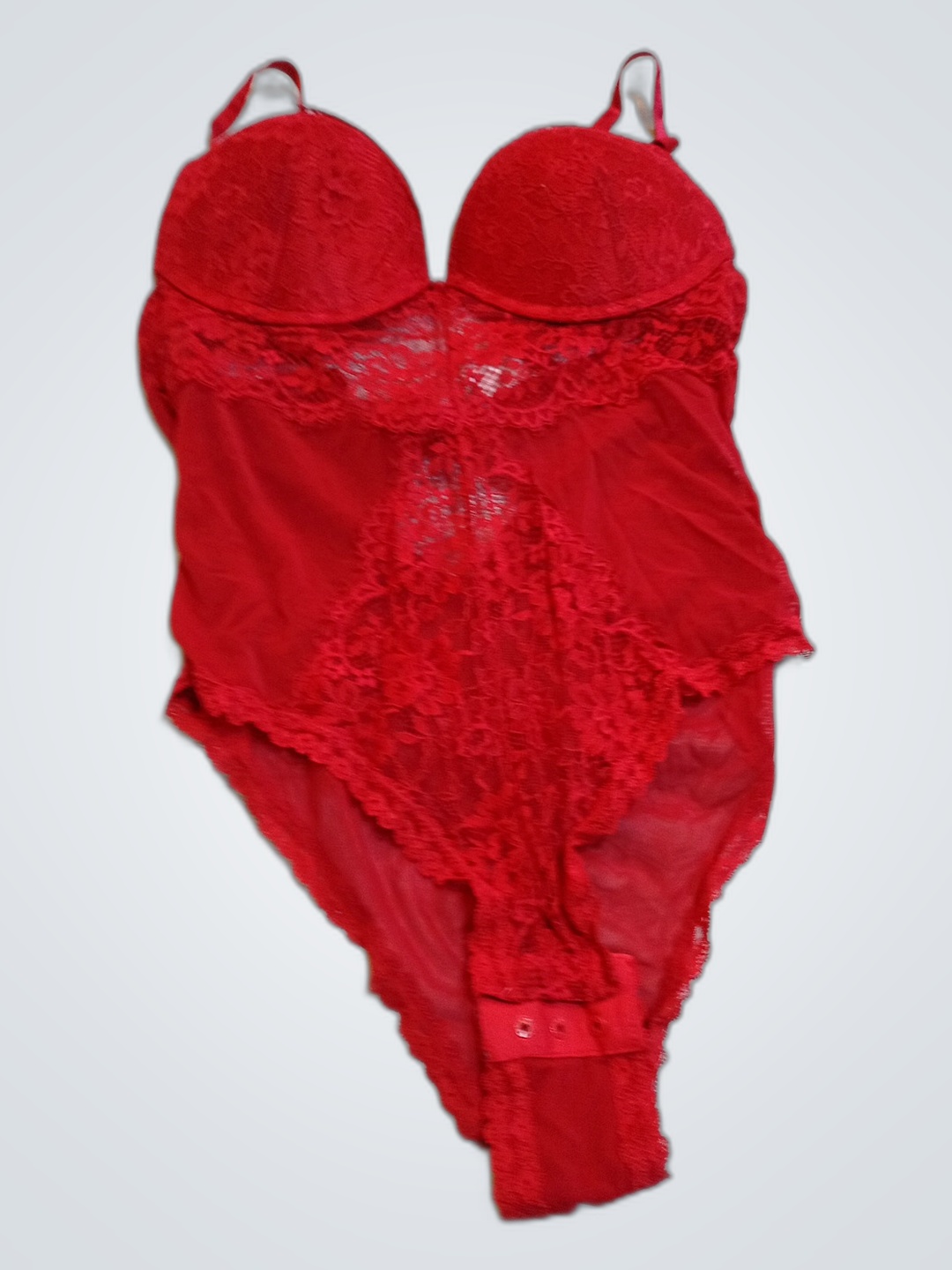 Body in pizzo rosso
