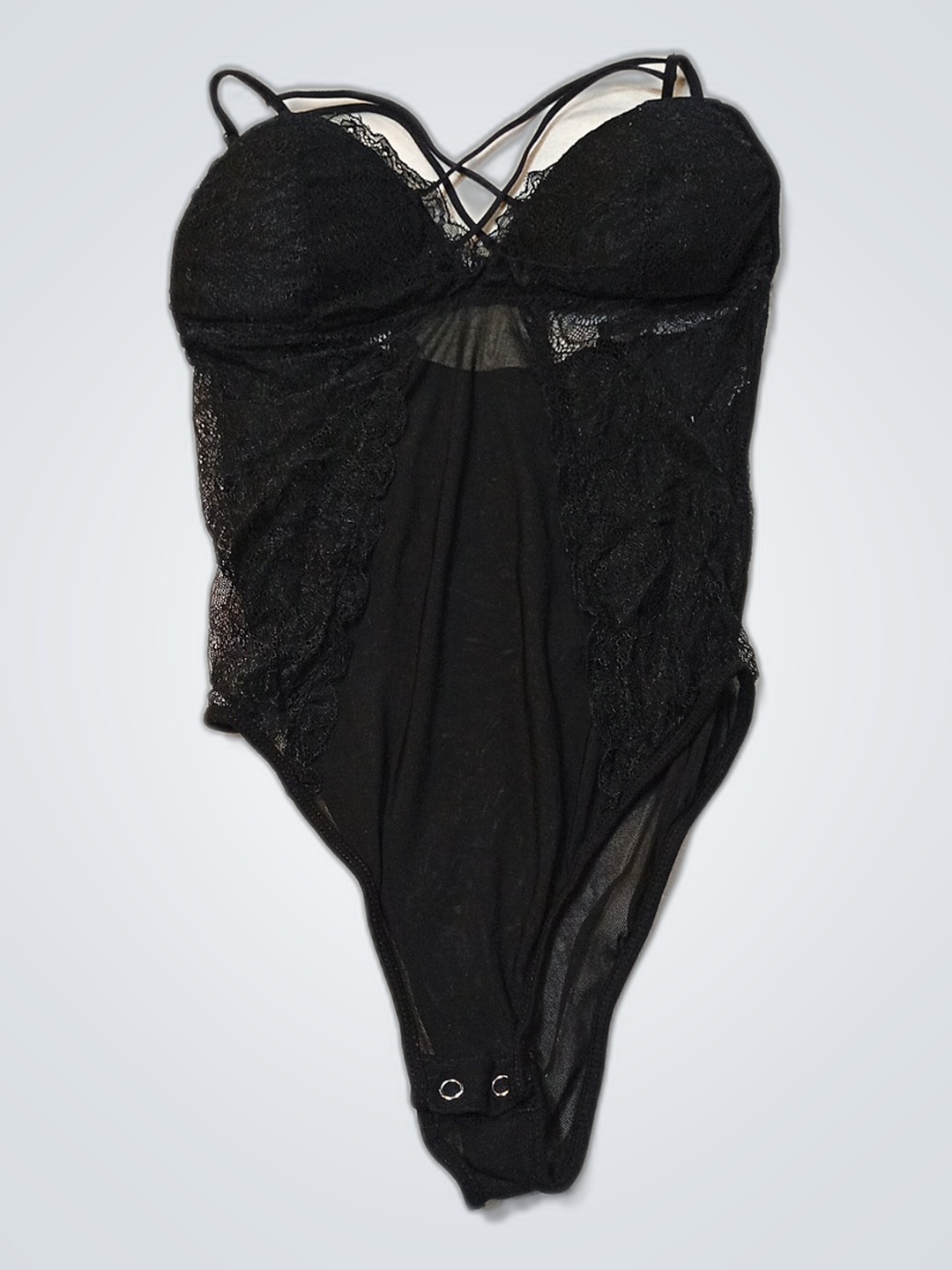 Body in pizzo nero