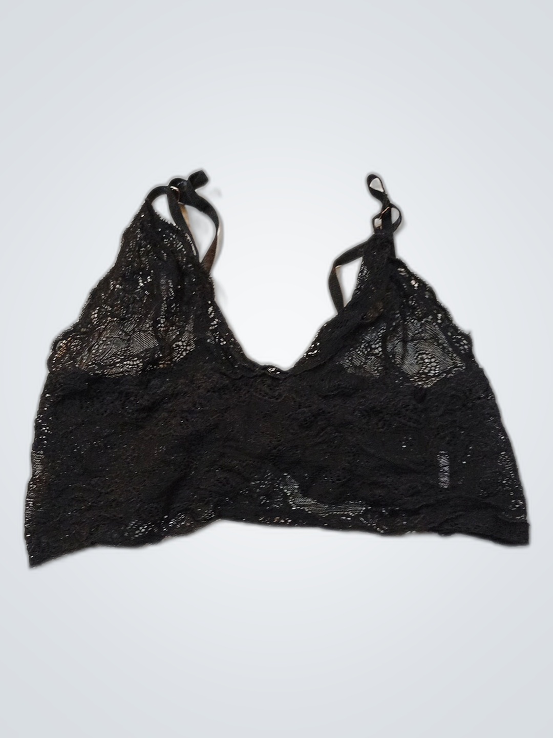 Reggiseno in pizzo nero