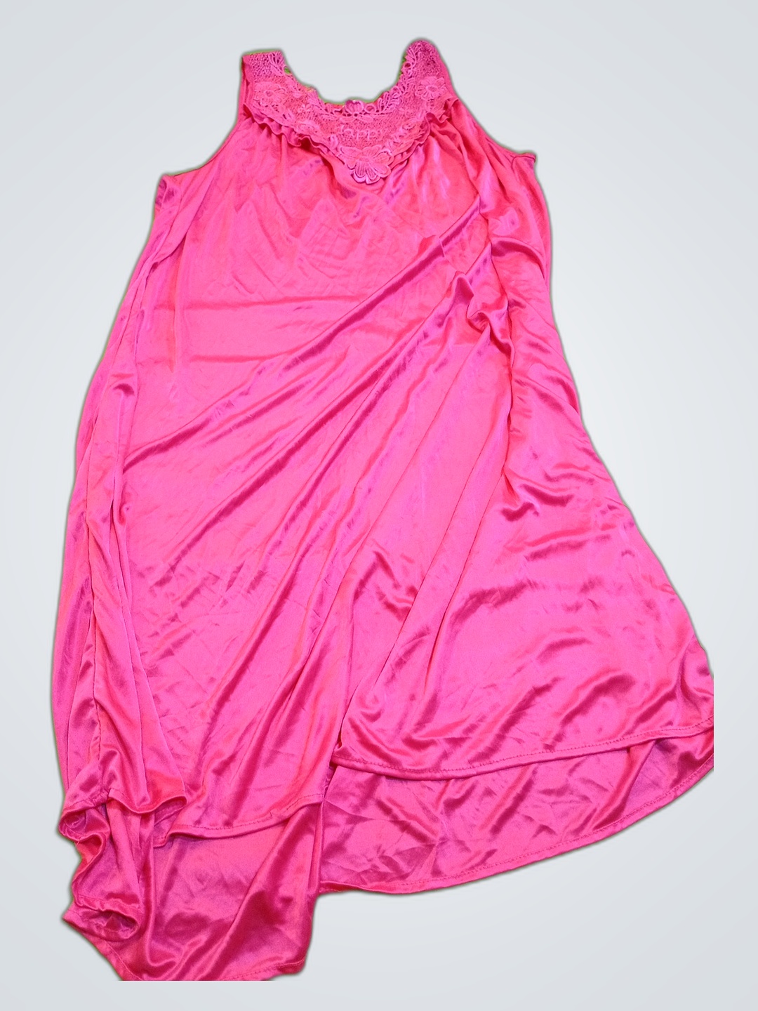 Rosa ärmelloses Kleid