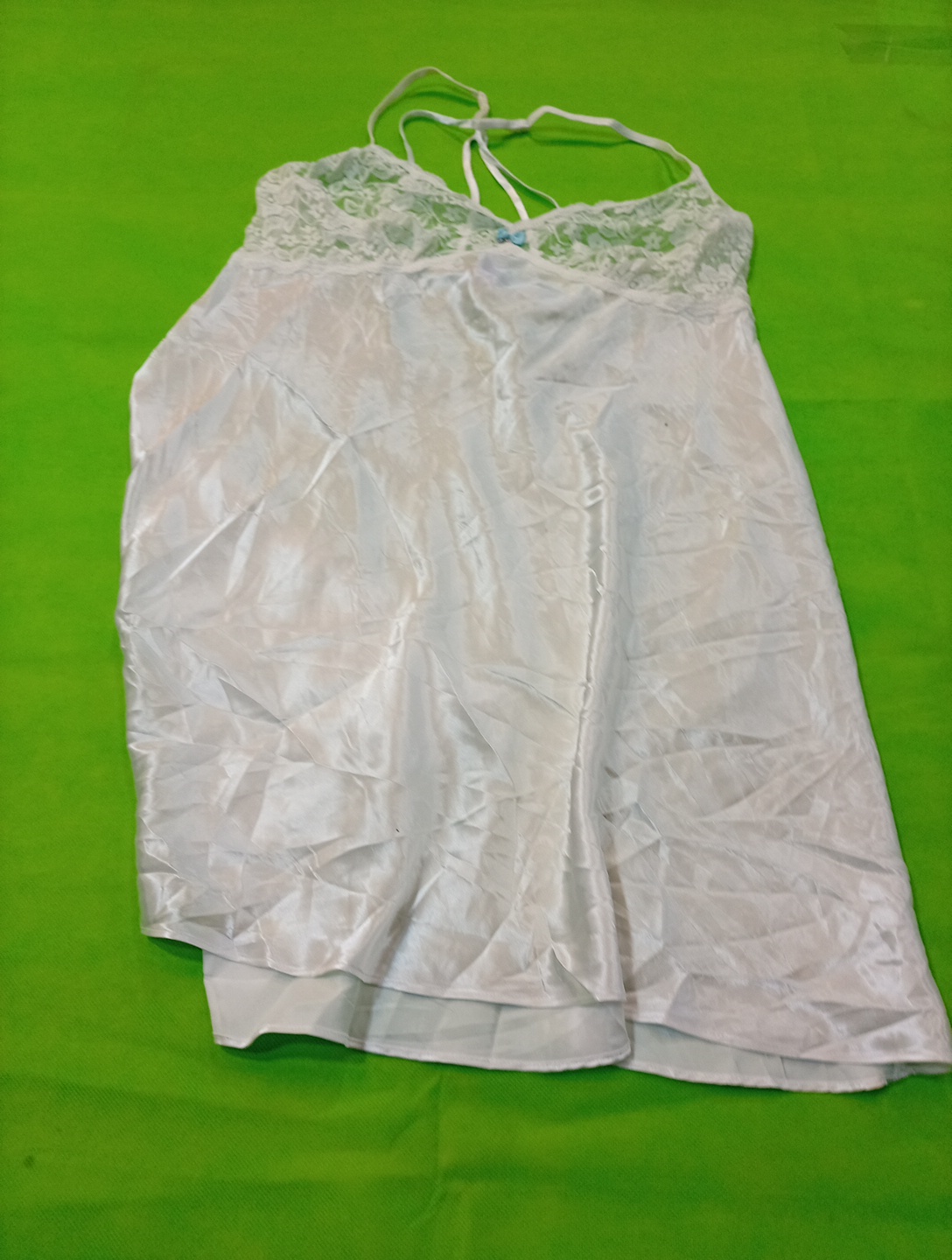 Secret Treasures White Lace Trim Camisole