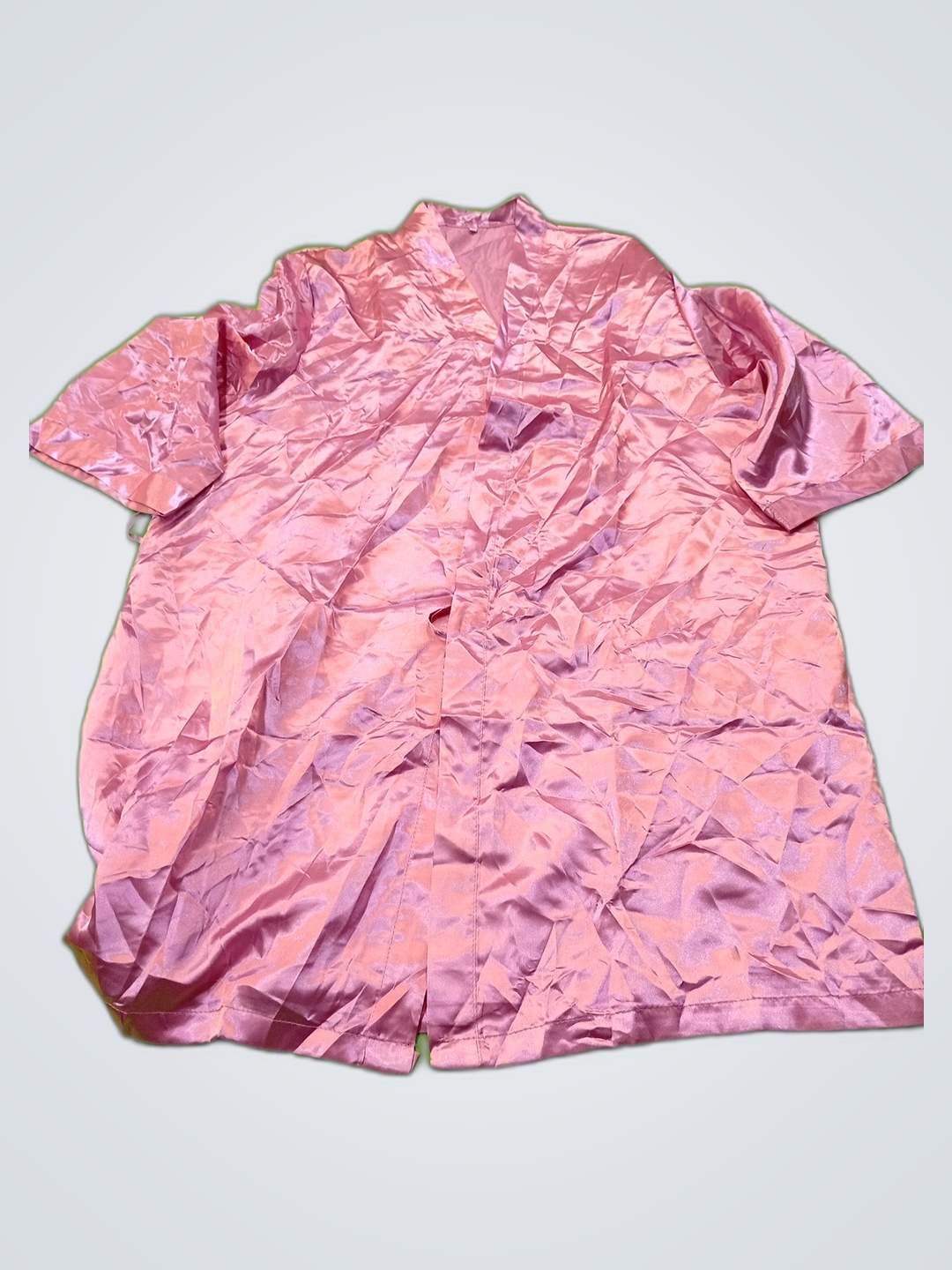 Blusa di raso rosa