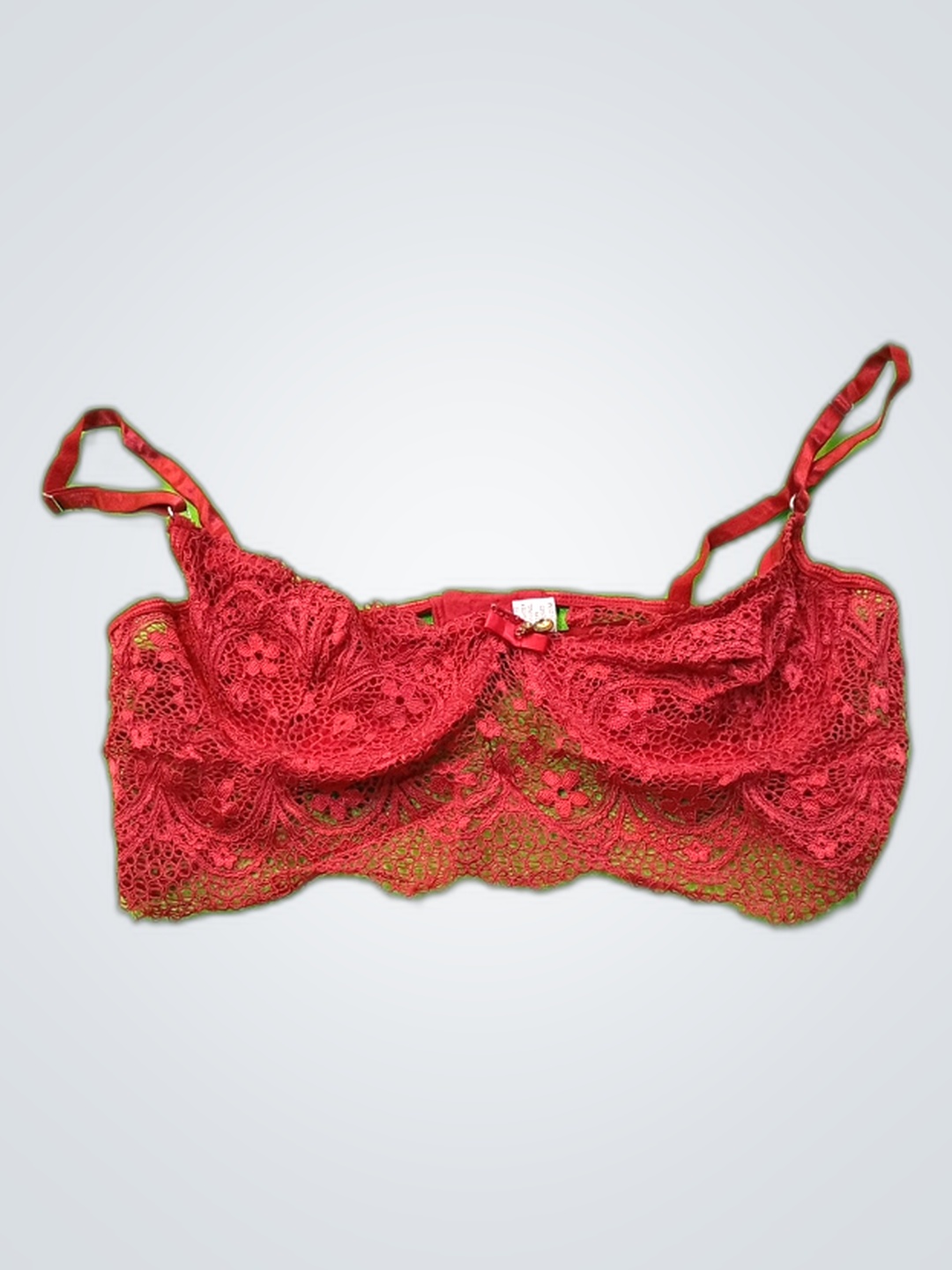 Sutiã de Renda Vermelha