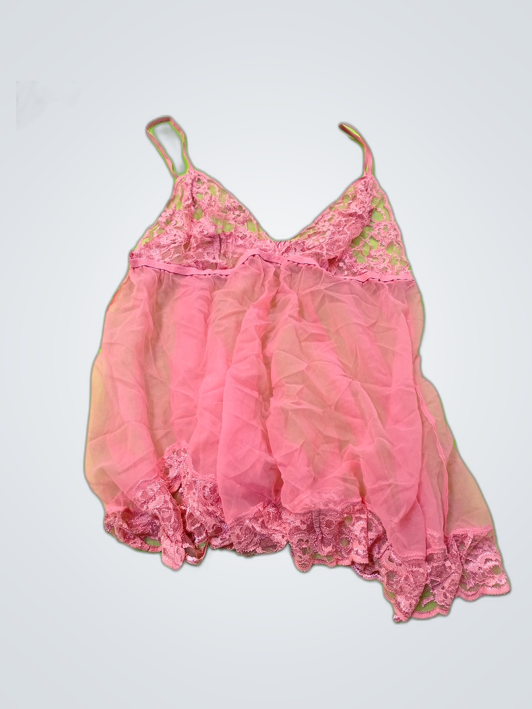 Chemise de Renda Rosa