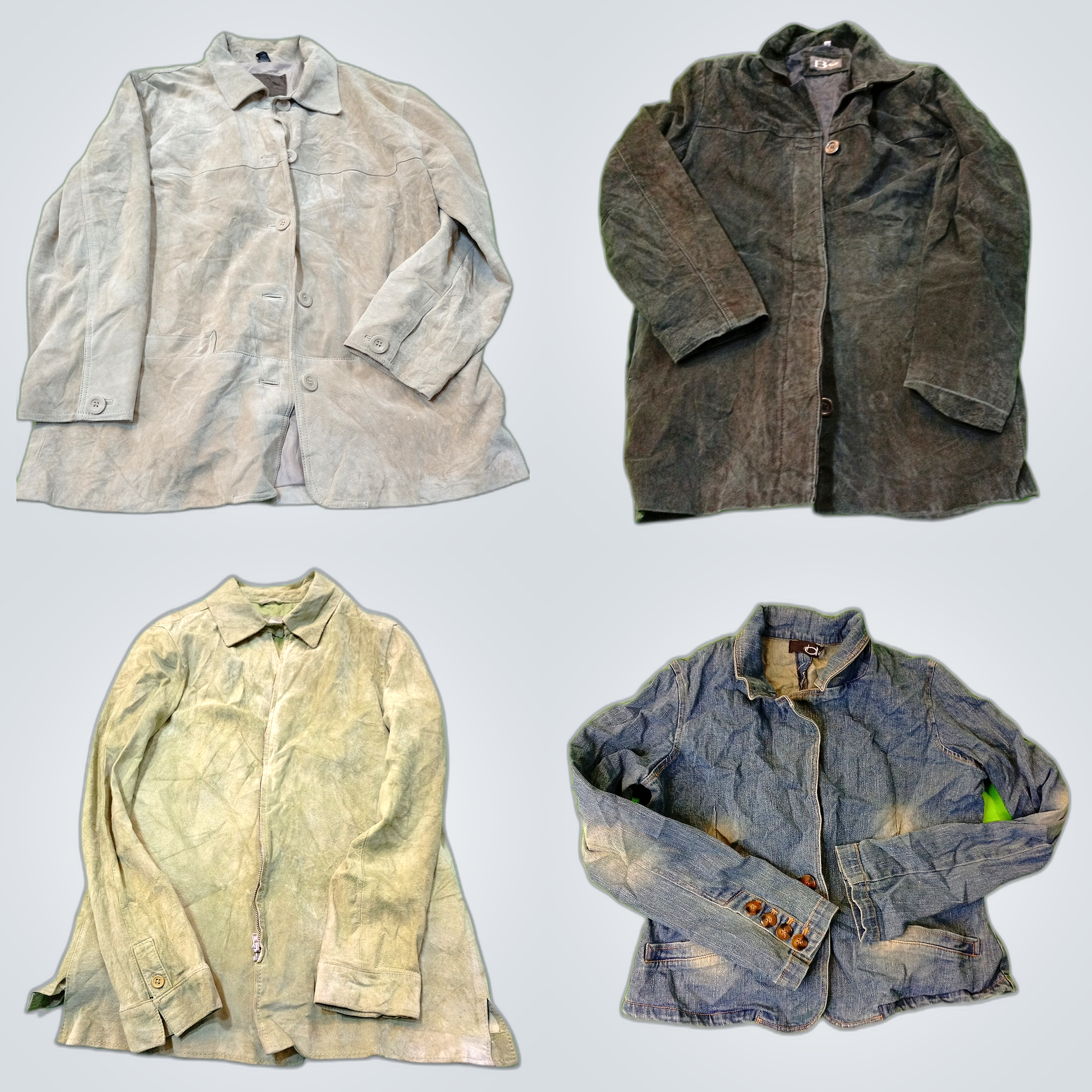 Ensemble de vestes en suede et en denim - Mabel, L..