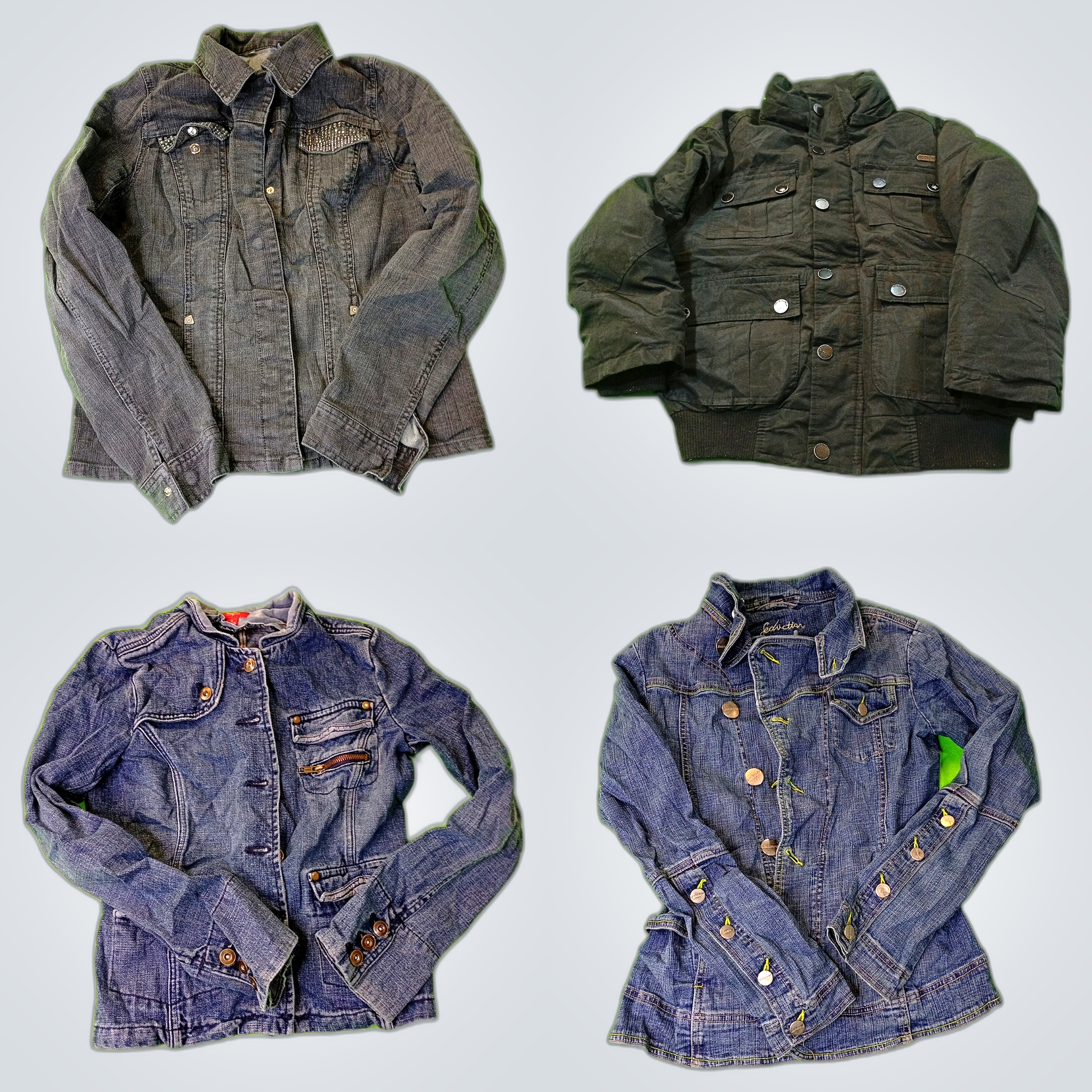 Denim Jacket Bundle - St. John's Bay, Rocawear, H&..