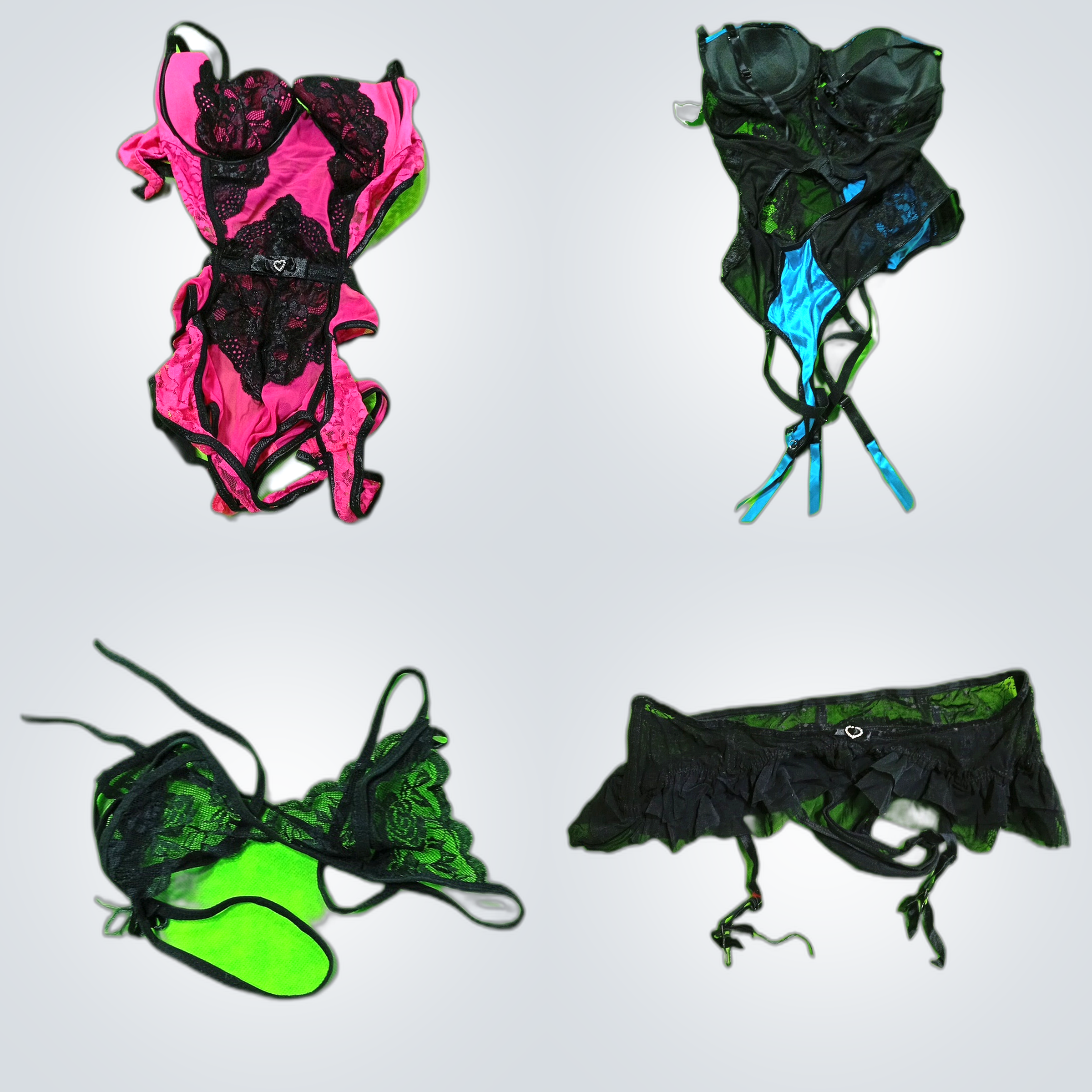 Luxury Lingerie Bundle: FENDI, Victoria's Secret, ..