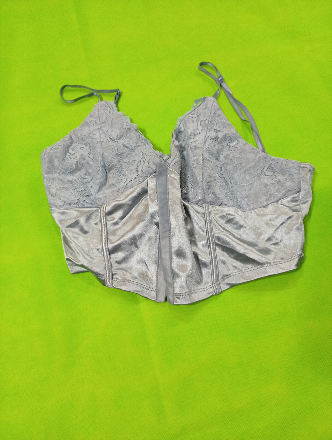 Hesperus Gray Lace Bra