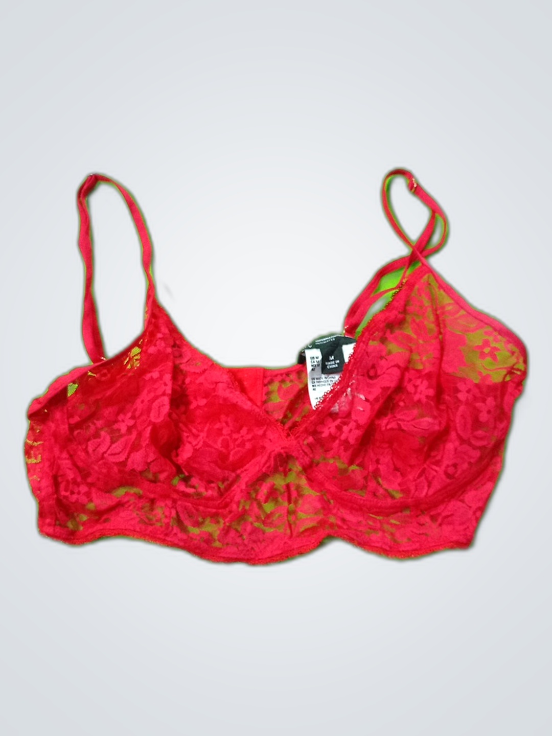Soutien-gorge en dentelle rouge Victoria's Secret