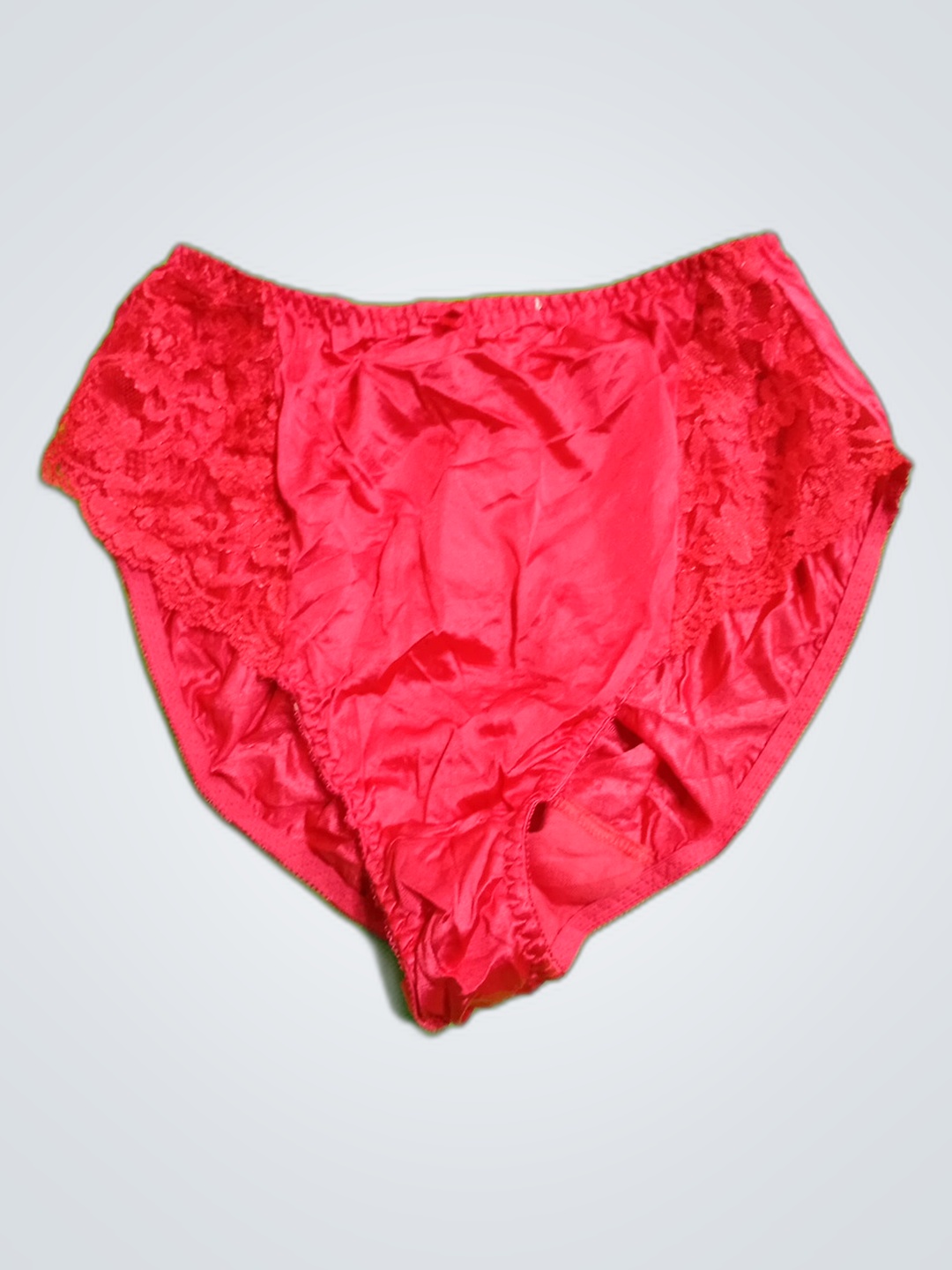 Mutande di raso con pizzo rosso Jockey