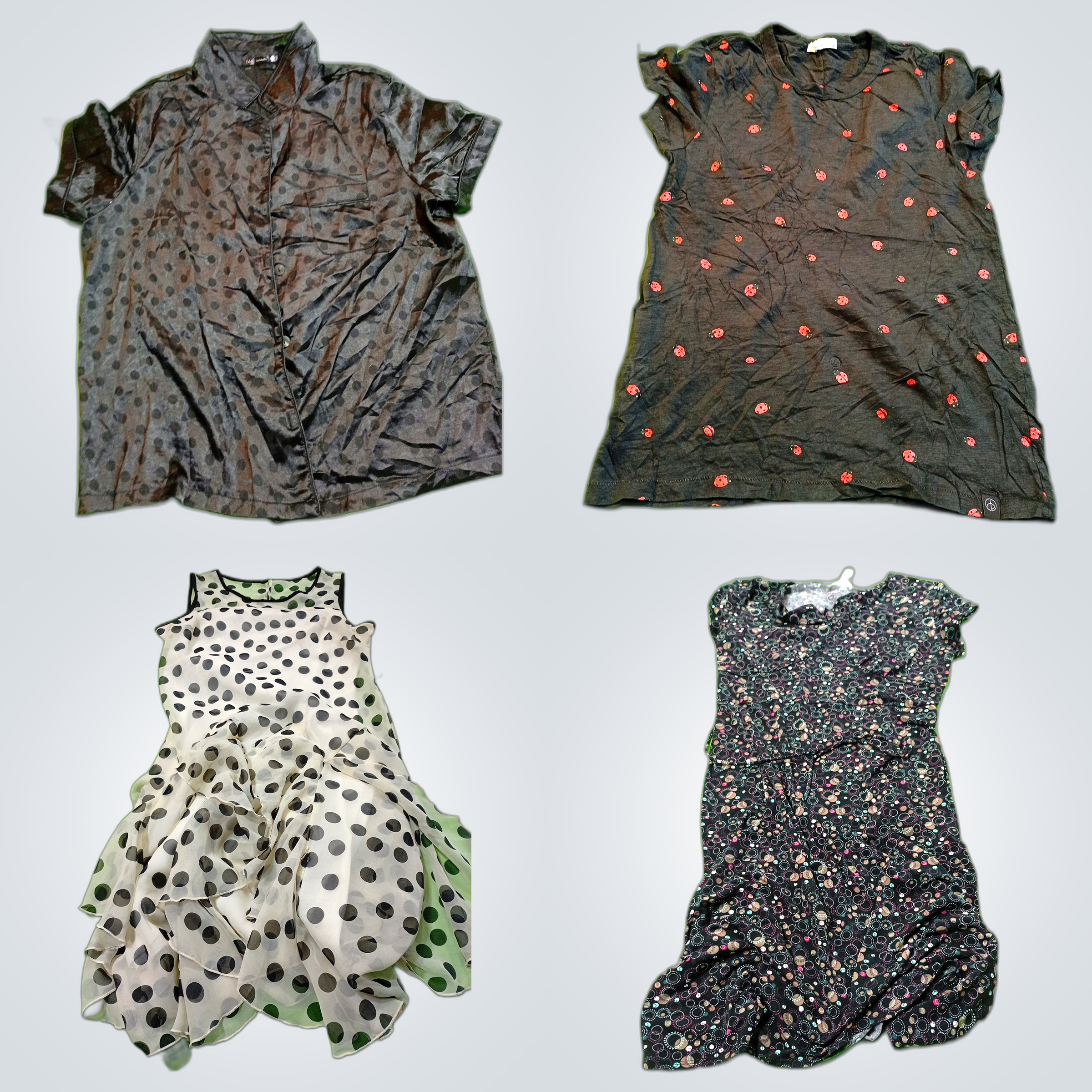 Pacote de Blusas e Vestidos Femininos de Designer ..