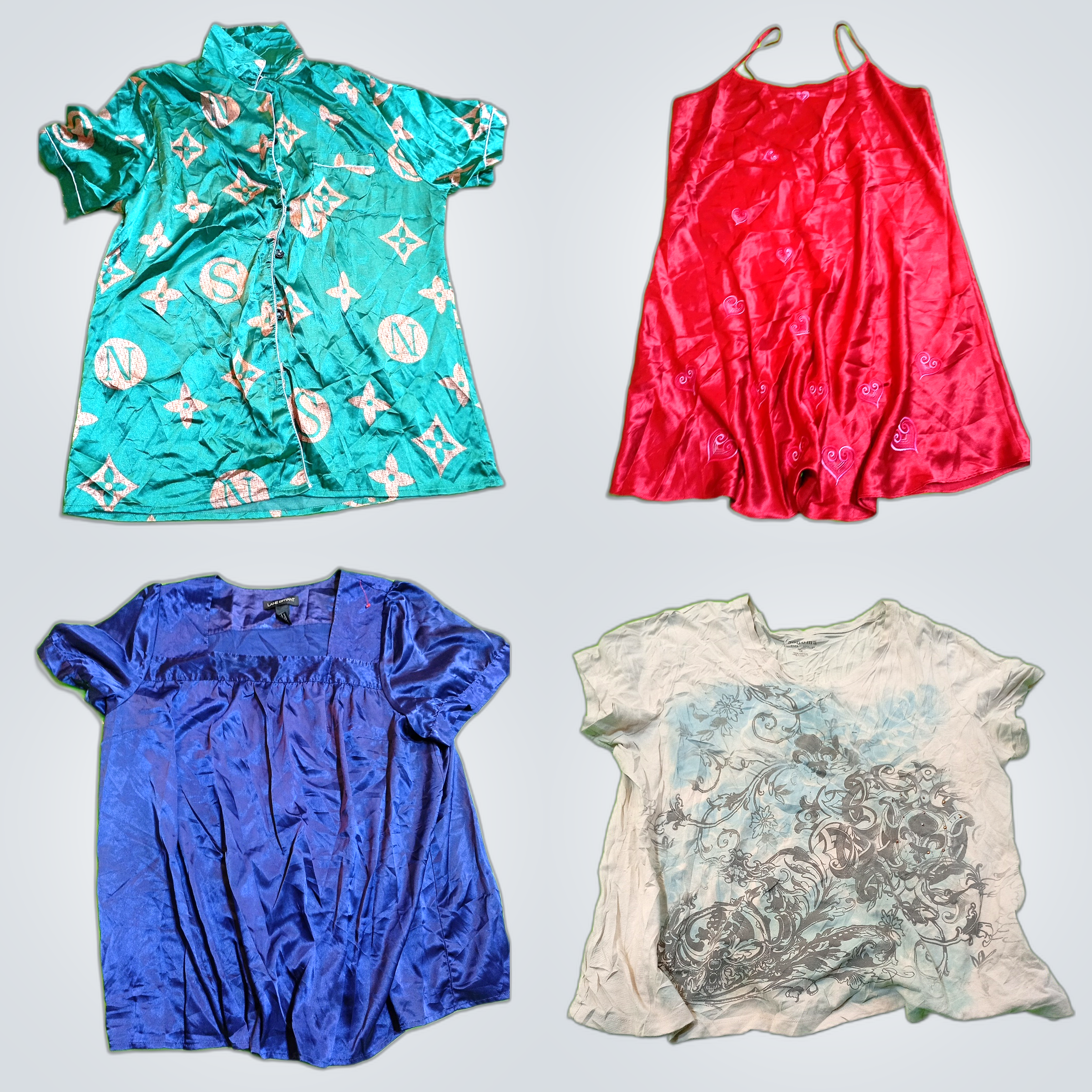 Roxy, Lane Bryant e mais Lote de Pacotes de Blusas..