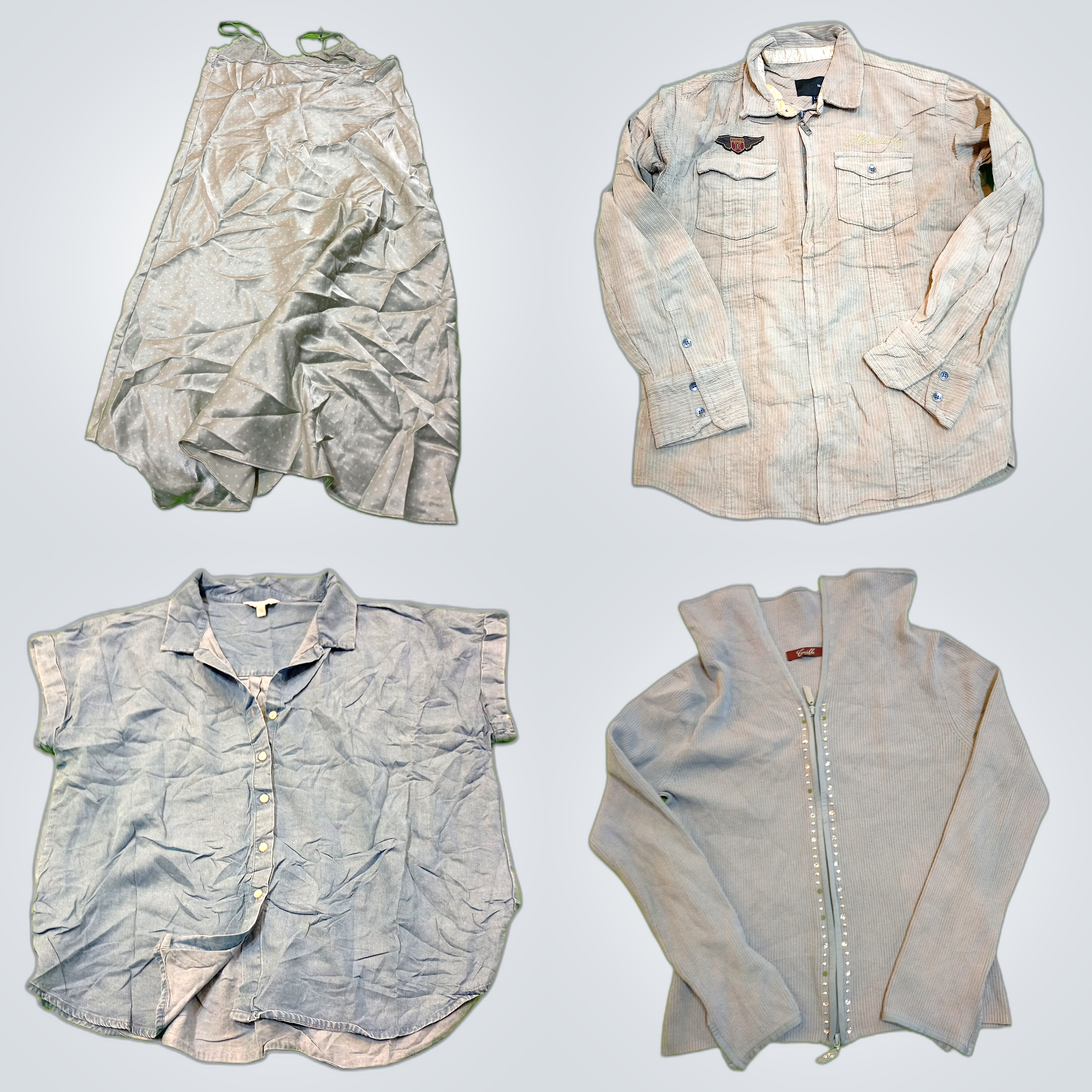 Vorsichtig gebrauchte Mode-Bundle: Jeans, Oberteil..