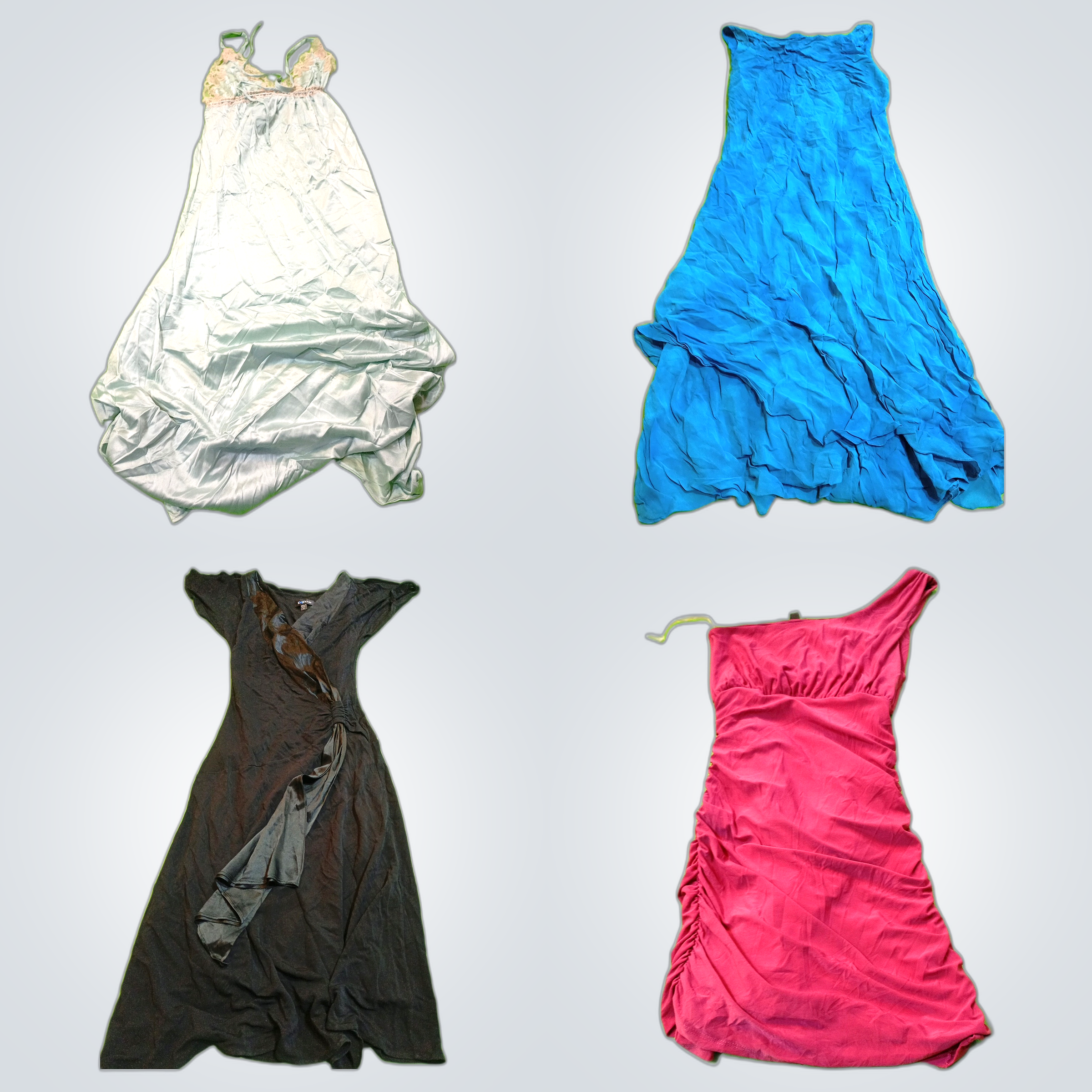 Bebe La Suya Dress Bundle 7 Slip & Midi Dresses Sa..