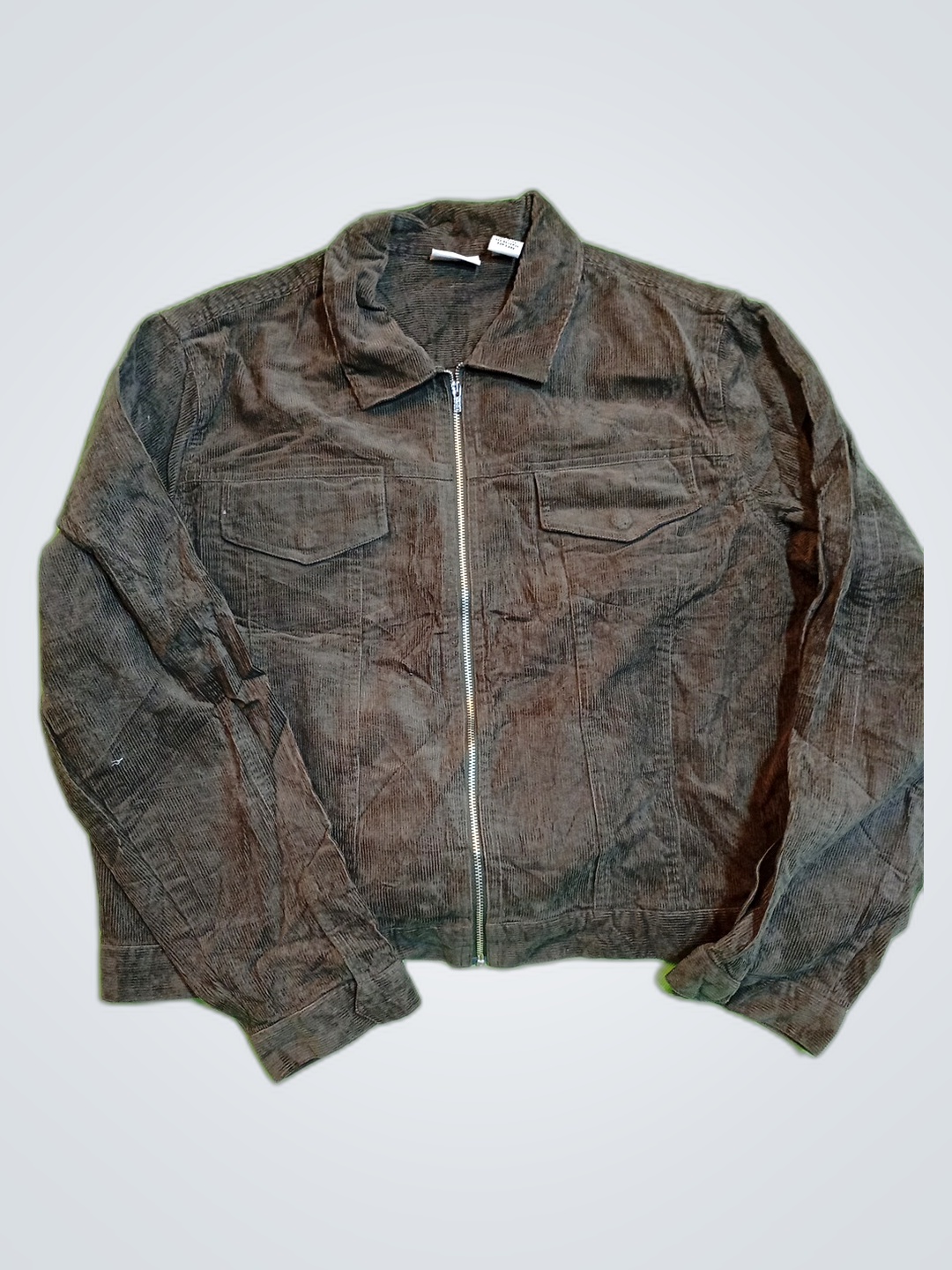 Veste en velours côtelé marron Crossroads