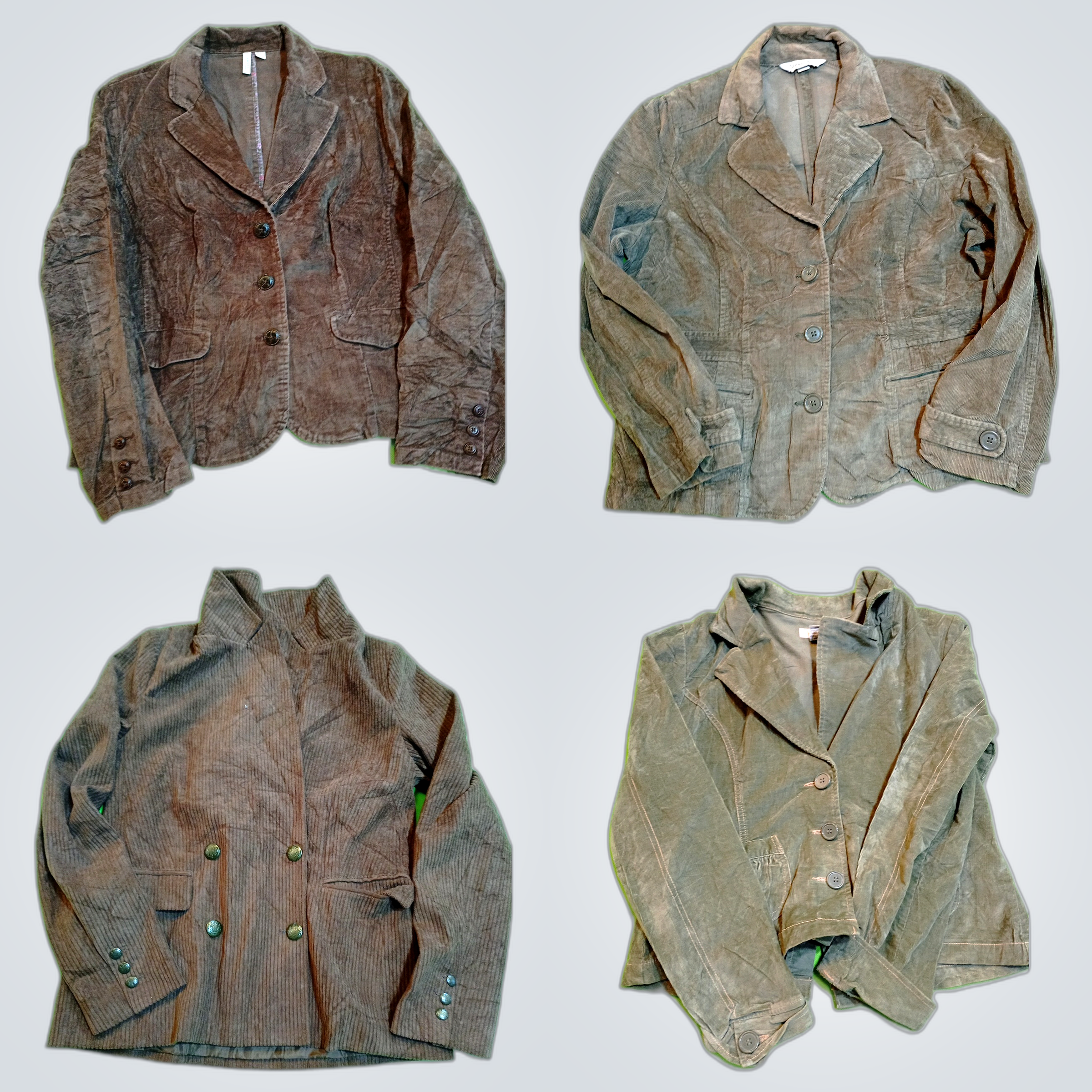Corduroy & Blazer Jackets Bundle - Faded Glory, JK..