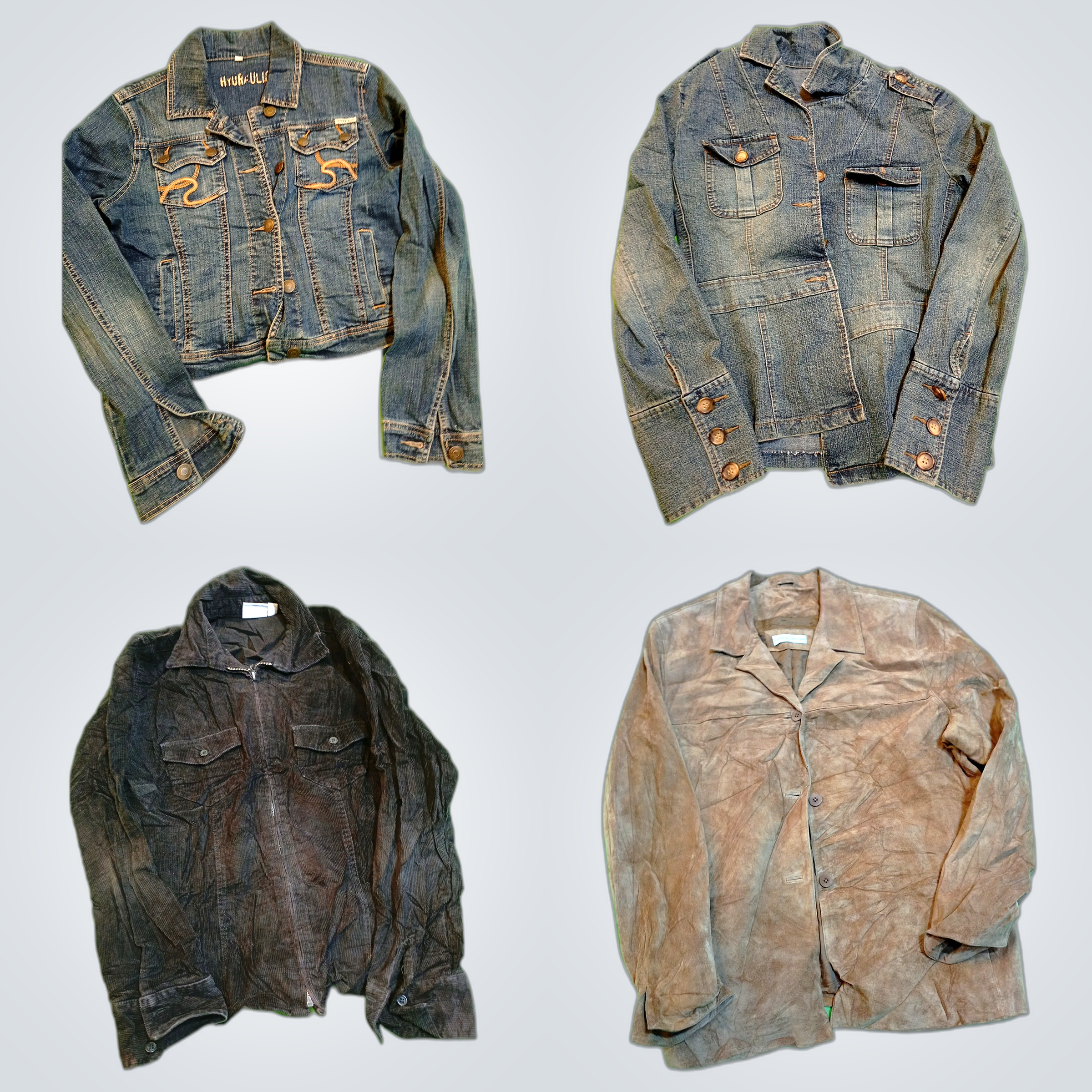Suede Denim Corduroy Jackets Bundle Guide Gear Lor..