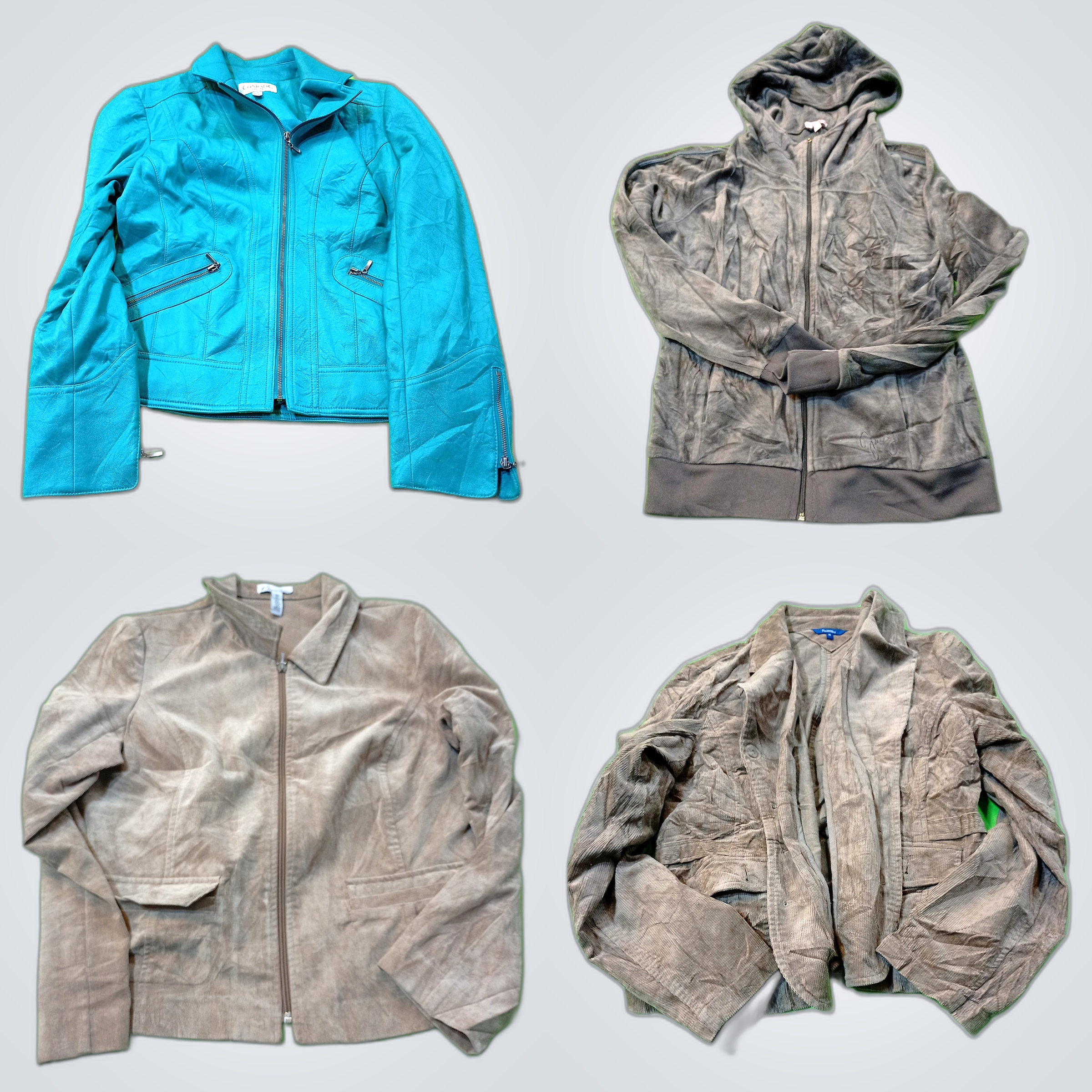 Lot de vestes légèrement usées : Faded Glory, Lole..