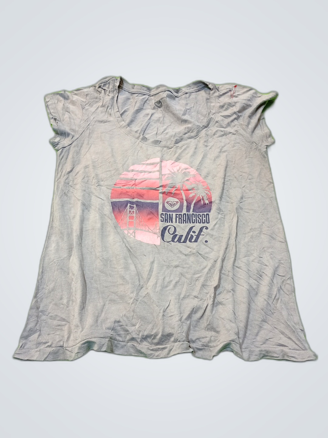 T-shirt gris avec design de San Francisco
