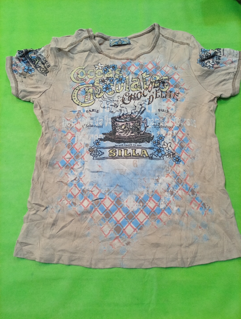 T-shirt imprimé graphique Chocolat