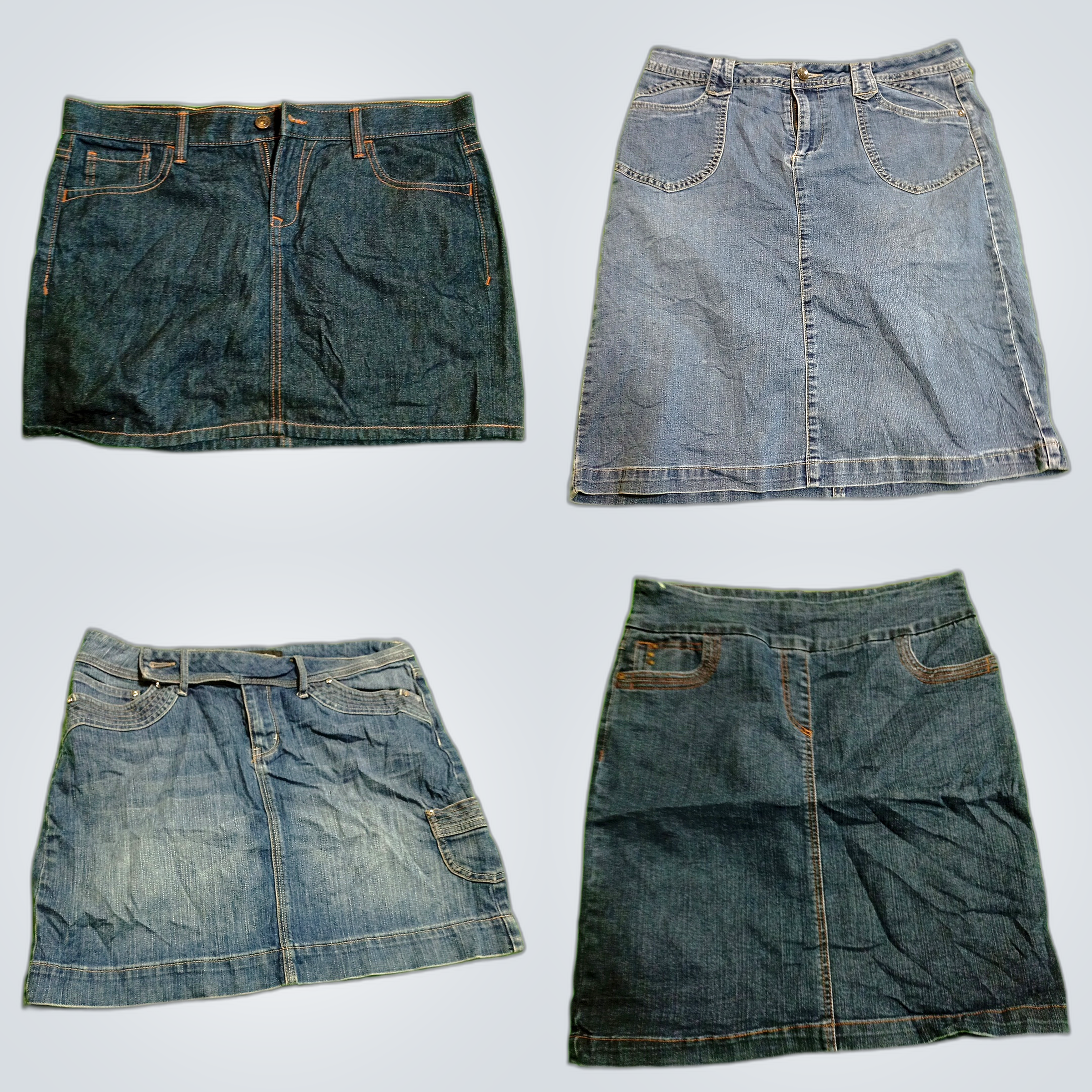 Lot de jupes en denim Rider's & Elle - 7 mini jupe..