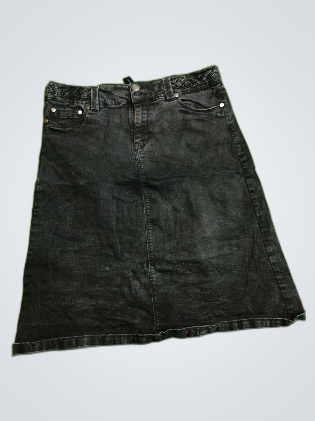 Gonna di Denim Nera J.Crew