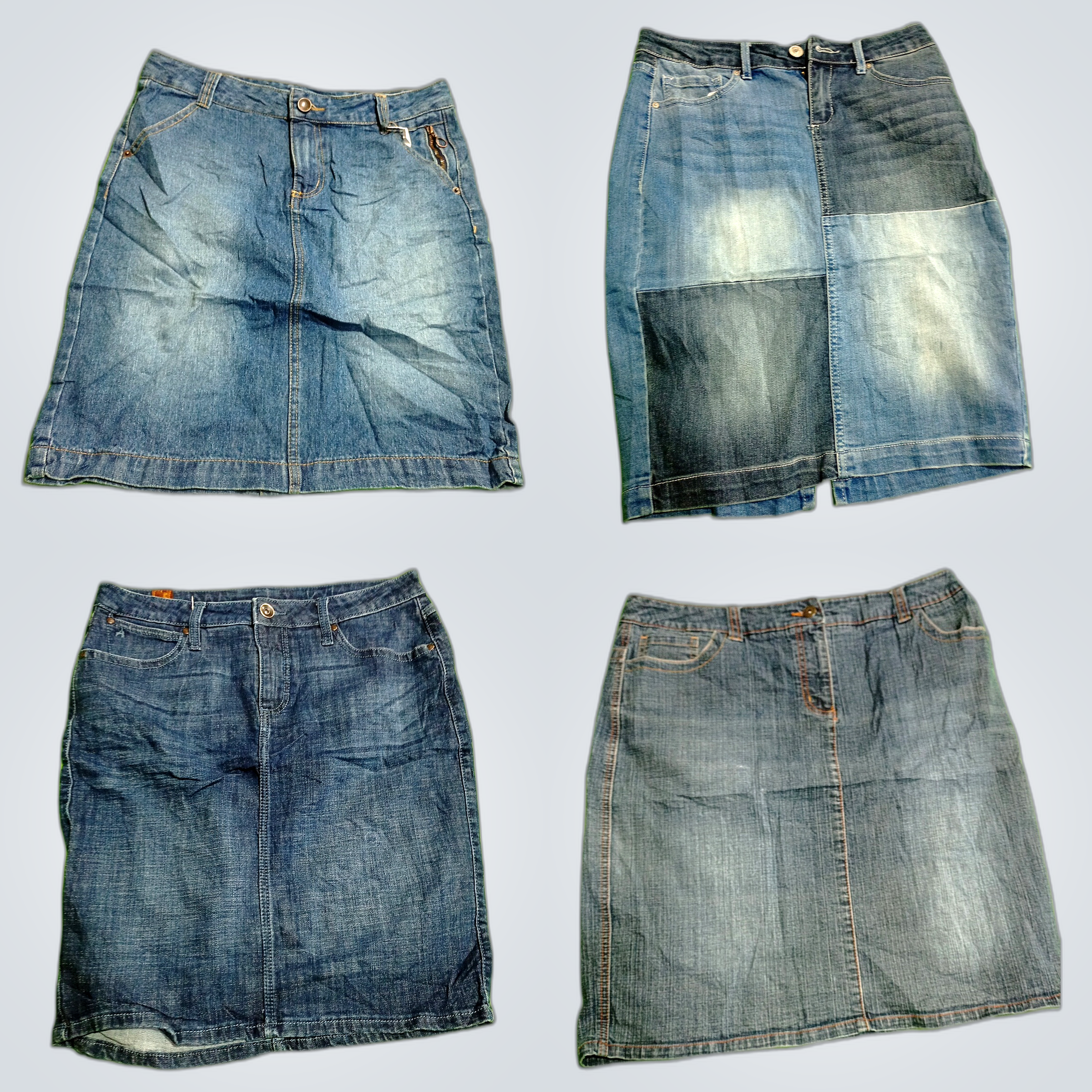 Denim Skirt Bundle: Levi's, 5x1, AUTHENTIC BRAND &..