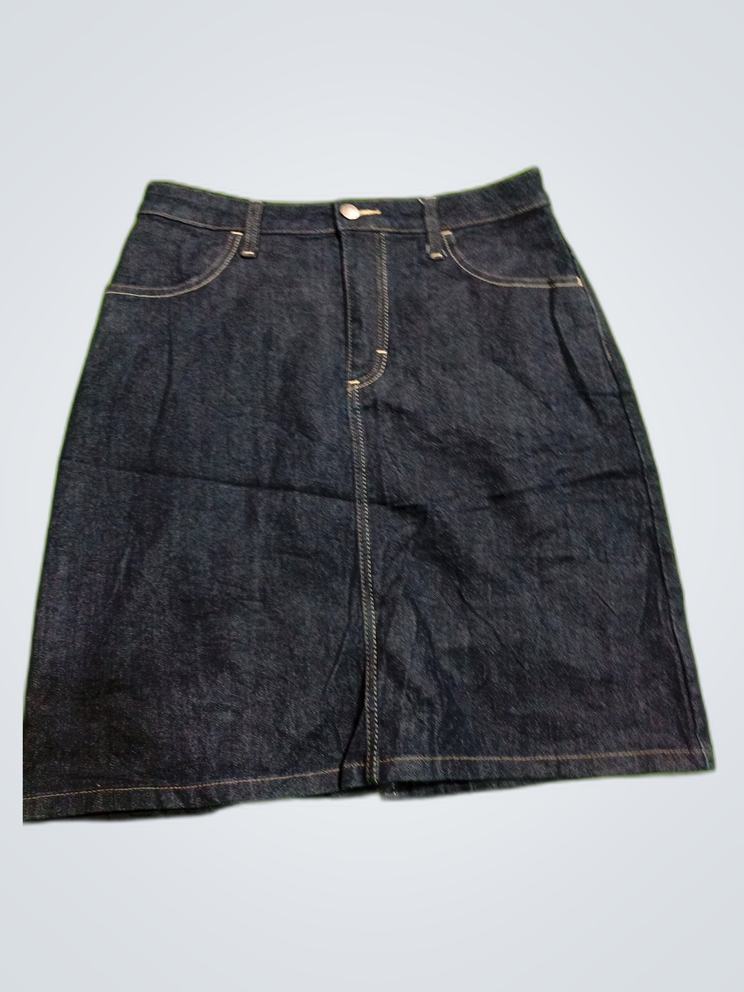 Gonna in denim a media vita da rider