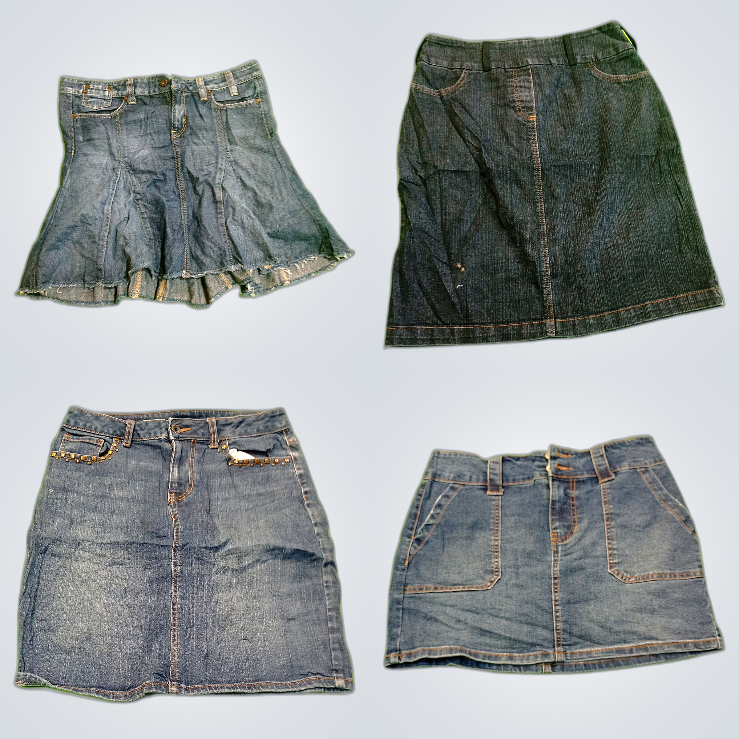Lot de jupes en jean légèrement utilisées Lands' E..