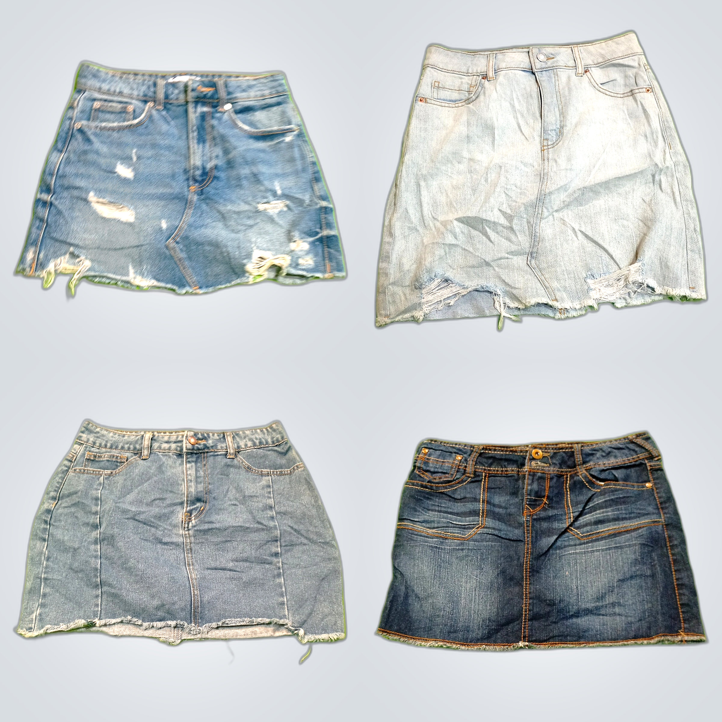 Denim Skirt Bundle - 7 Piece Zara, Old Navy, Wild ..
