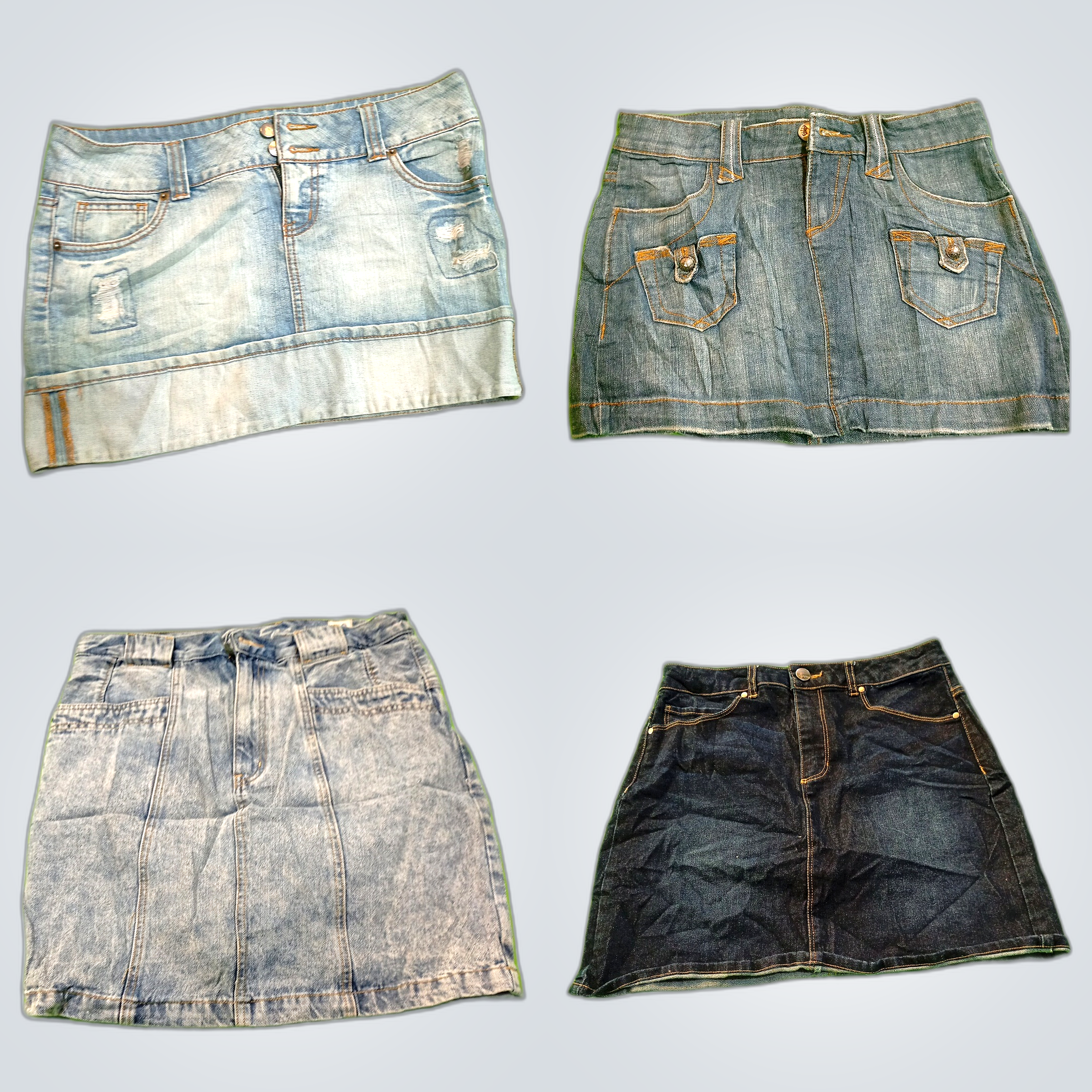 Lot de jupes en denim - 7 pièces Route 66 Old Navy..