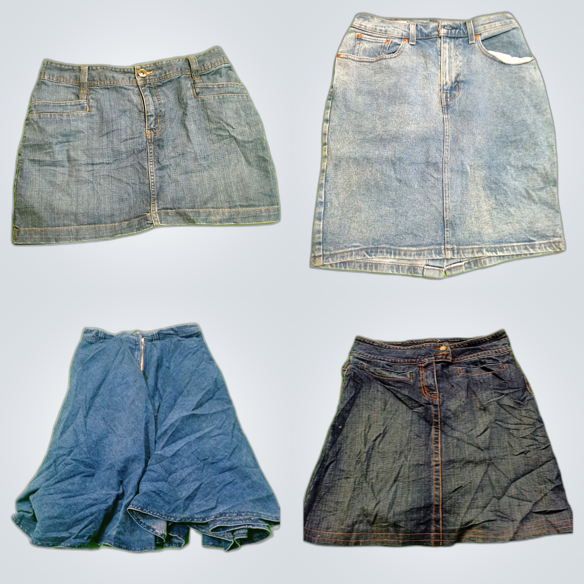 Ensemble de jupes en denim : Levi's, Nautica, AK D..