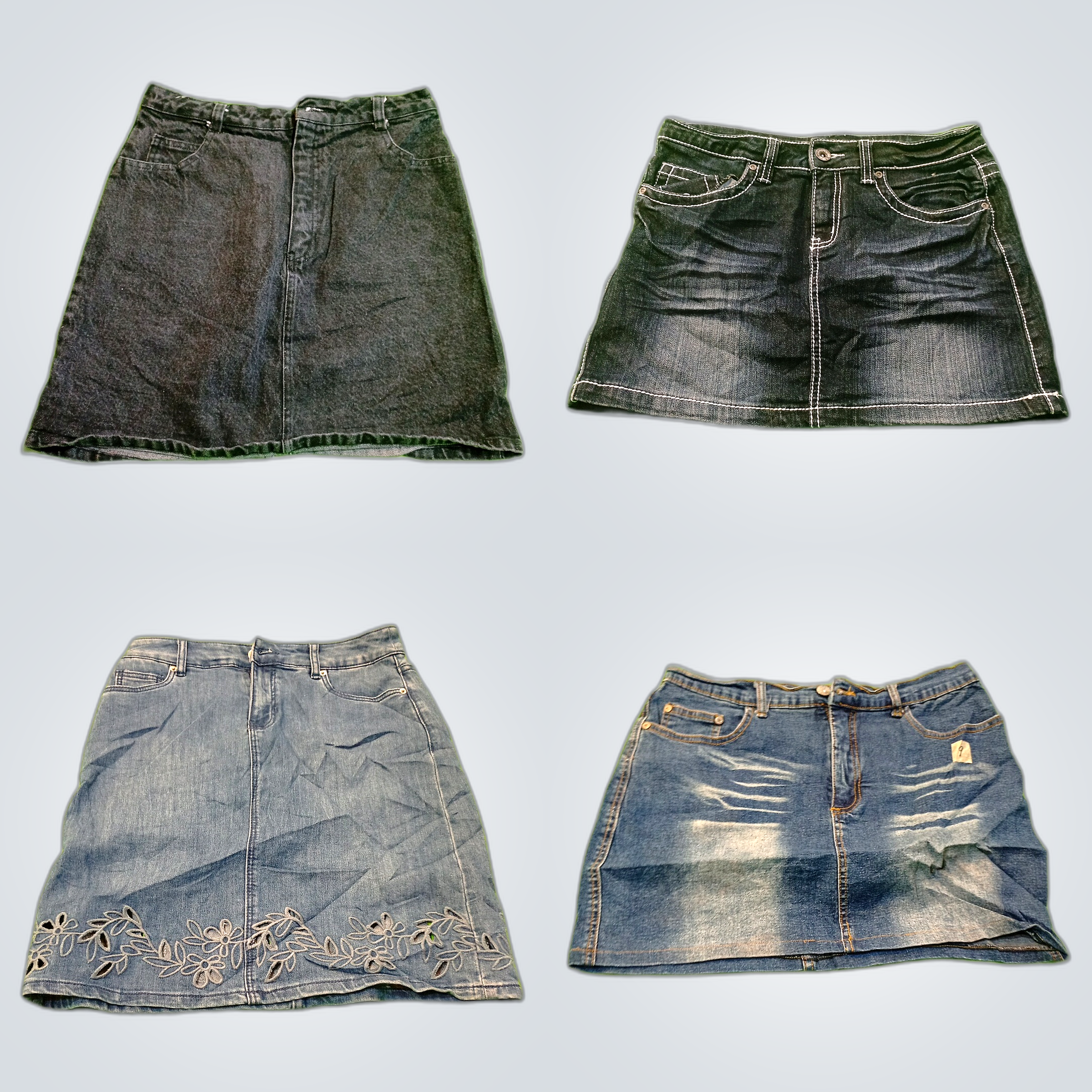 Ensemble de jupes en denim - 7 pièces Gap, &DENIM,..