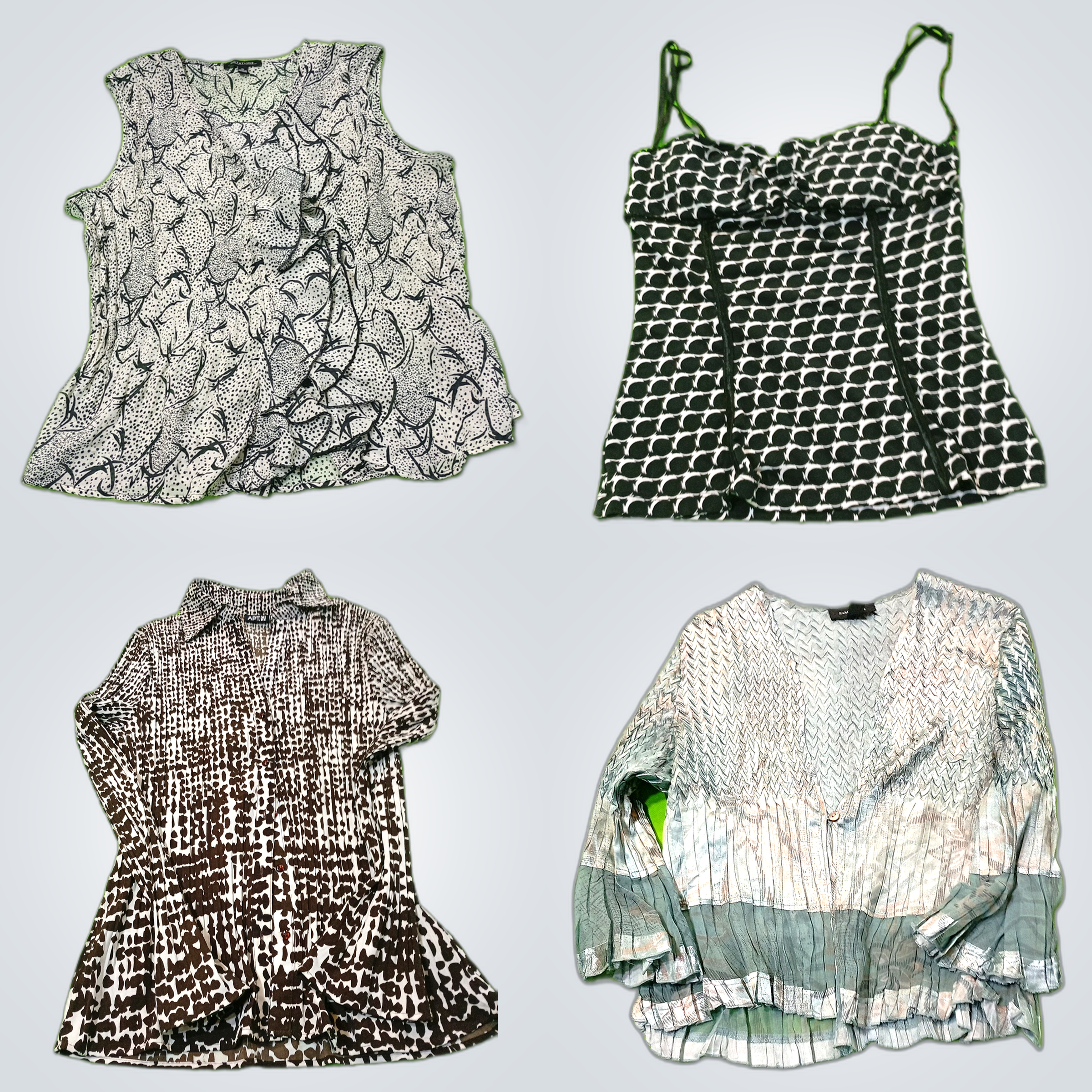 Ensemble de jupe et blouse imprimée Liz Claiborne ..