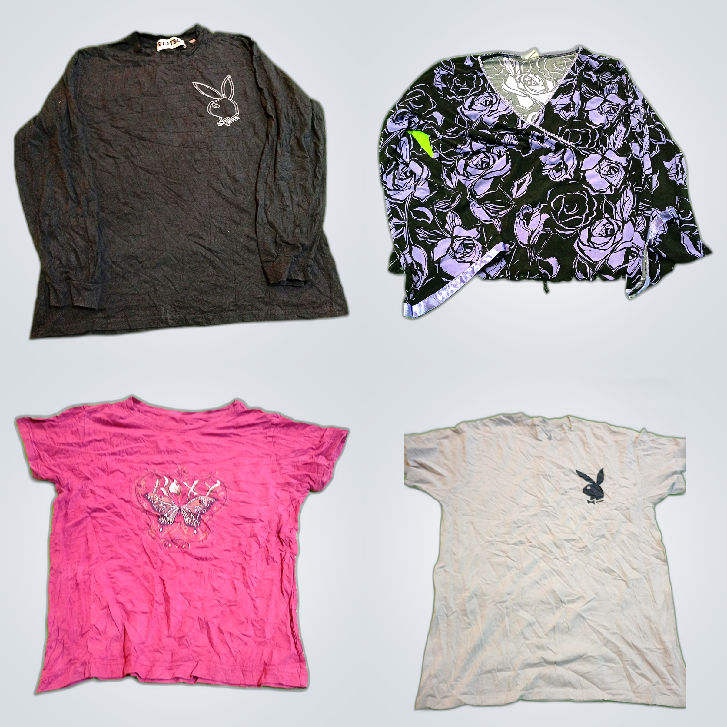 Roxy Playboy T-Shirt Bundle - 10 Piece Fashion Lot