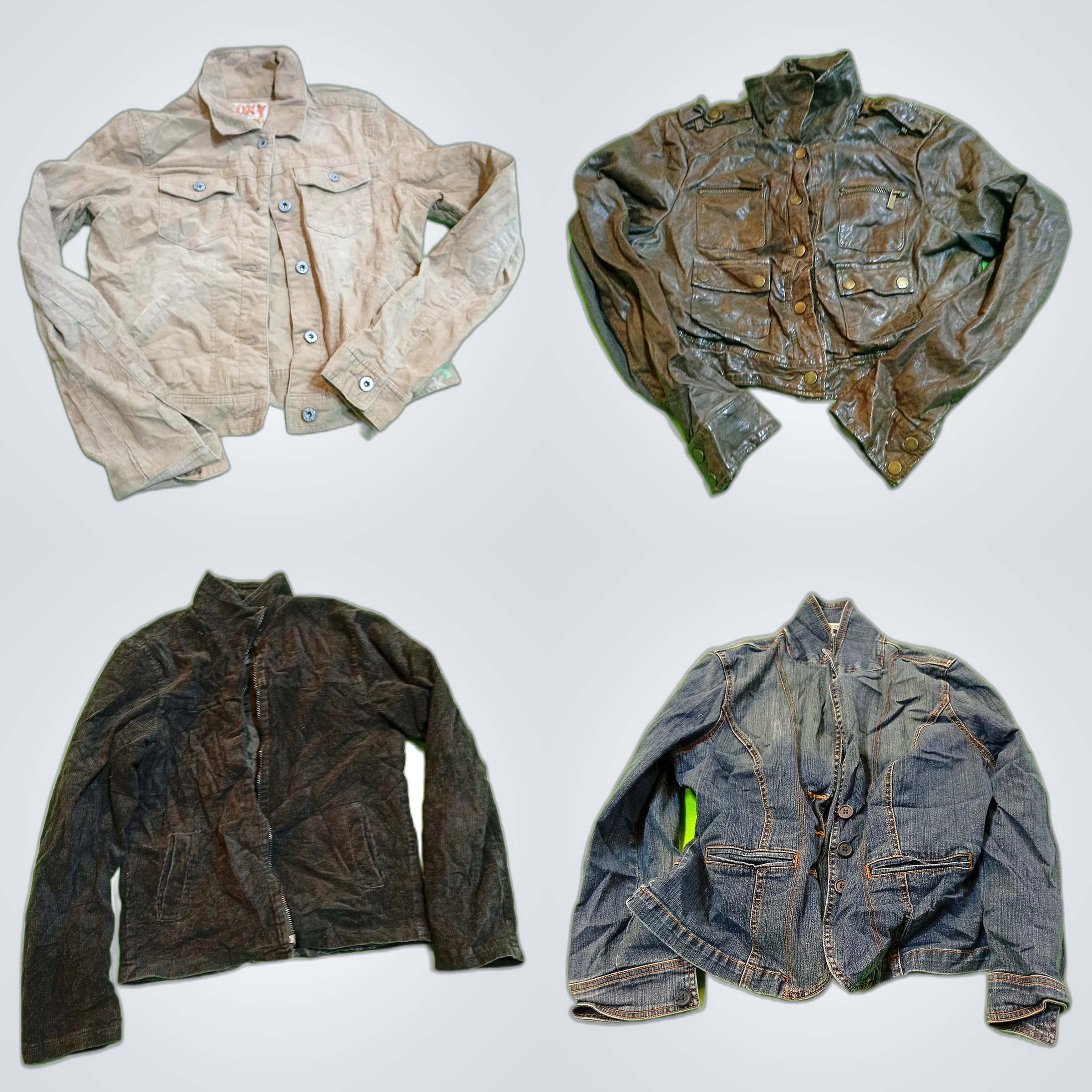 Denim & Leather Jackets Bundle - Gap, Platinium, B..