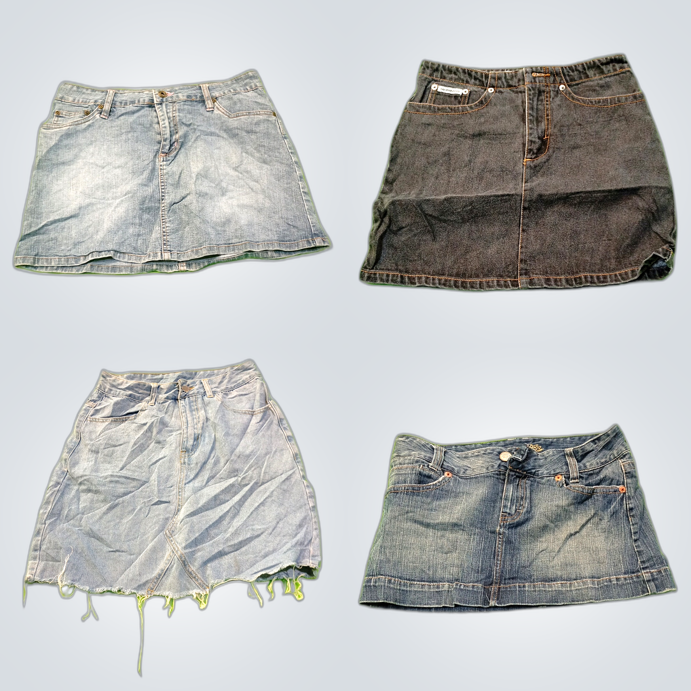 Denim Skirt Bundle - EXPRESS, American Eagle, WAX ..