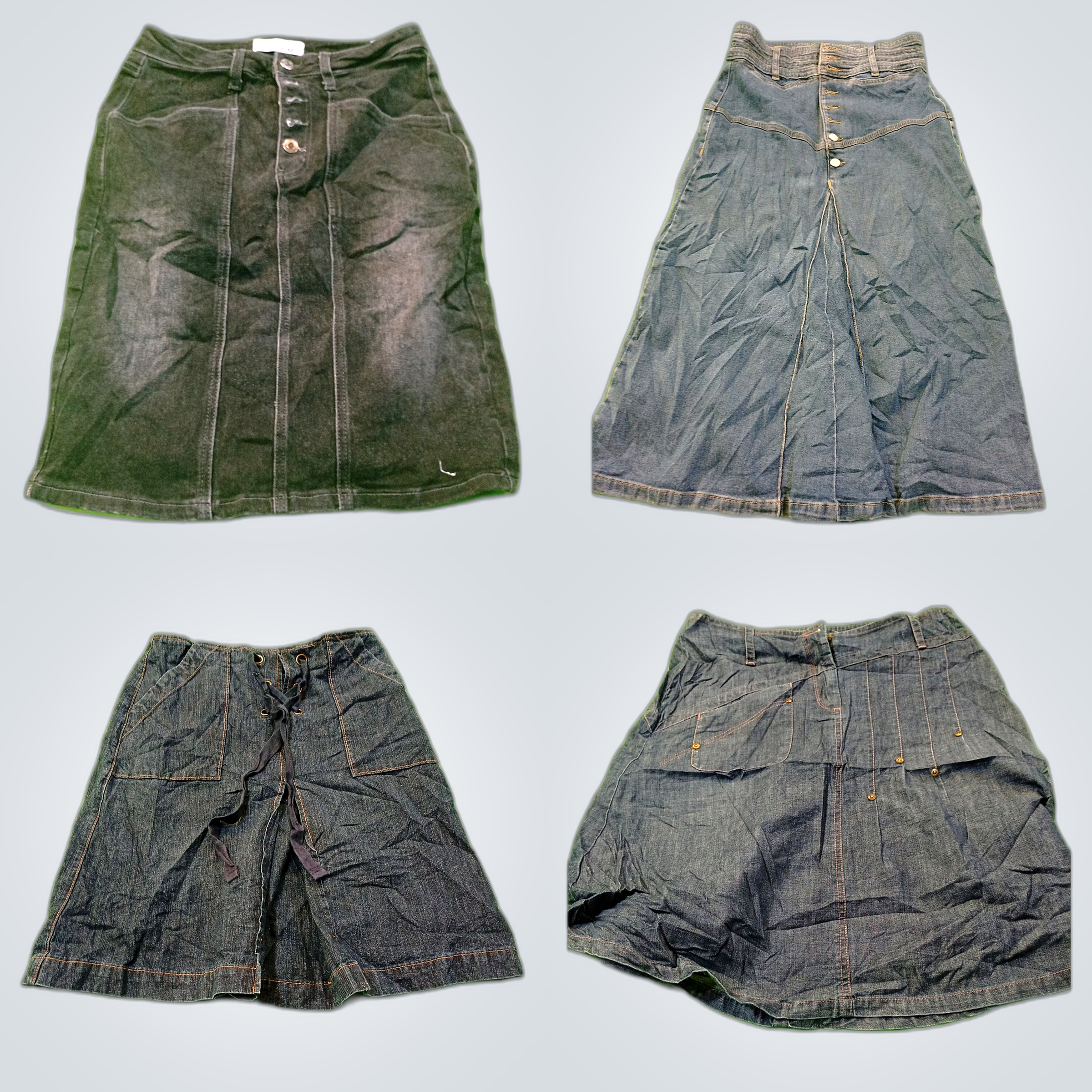 Ensemble de jupes en denim - Compag, Unionbay, Gap..