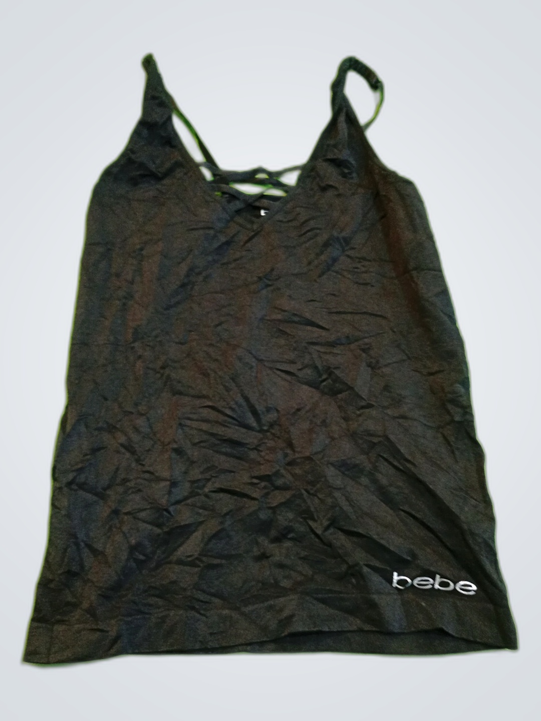 bebe schwarzes Tanktop