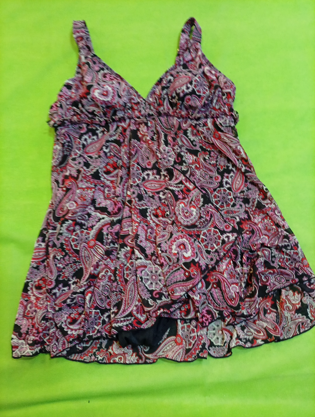 Paisley-Muster Kleid