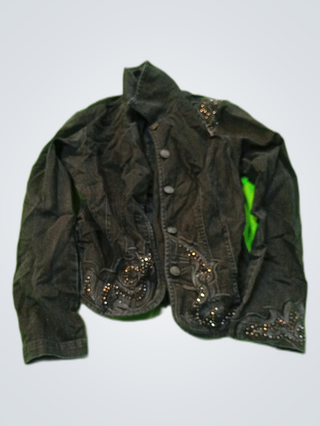 Jaqueta Pretas Com Enfeites