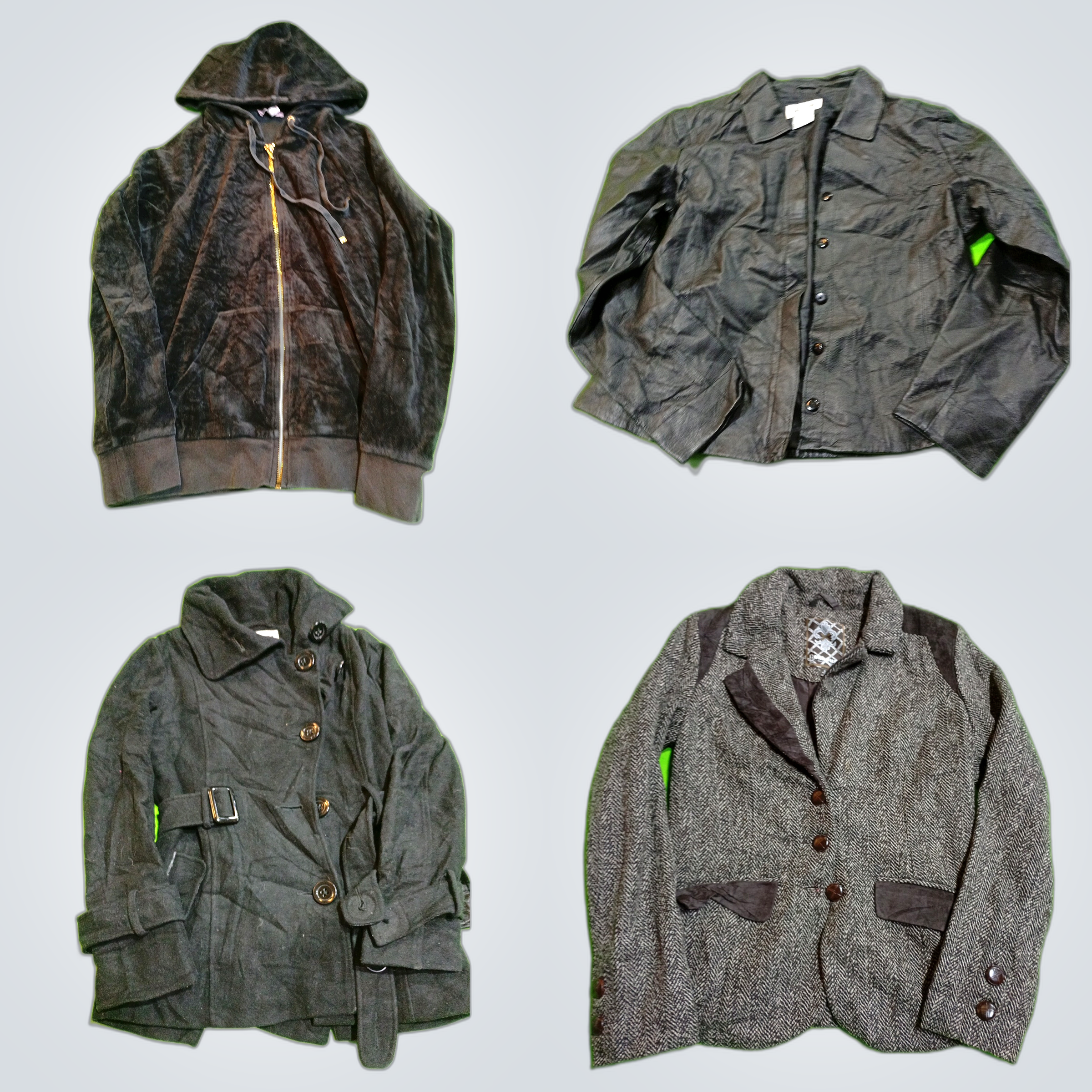 Roxy bebe Dollhouse Bundle: 7pc Trench Coats Jacke..