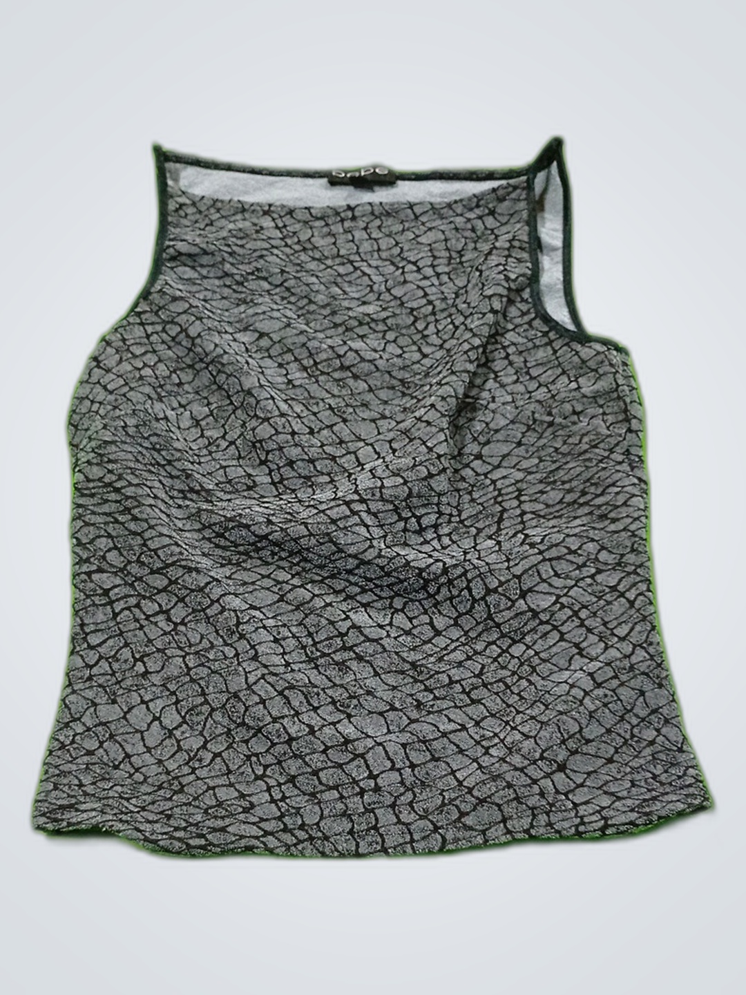 bebe Gray Sleeveless Top