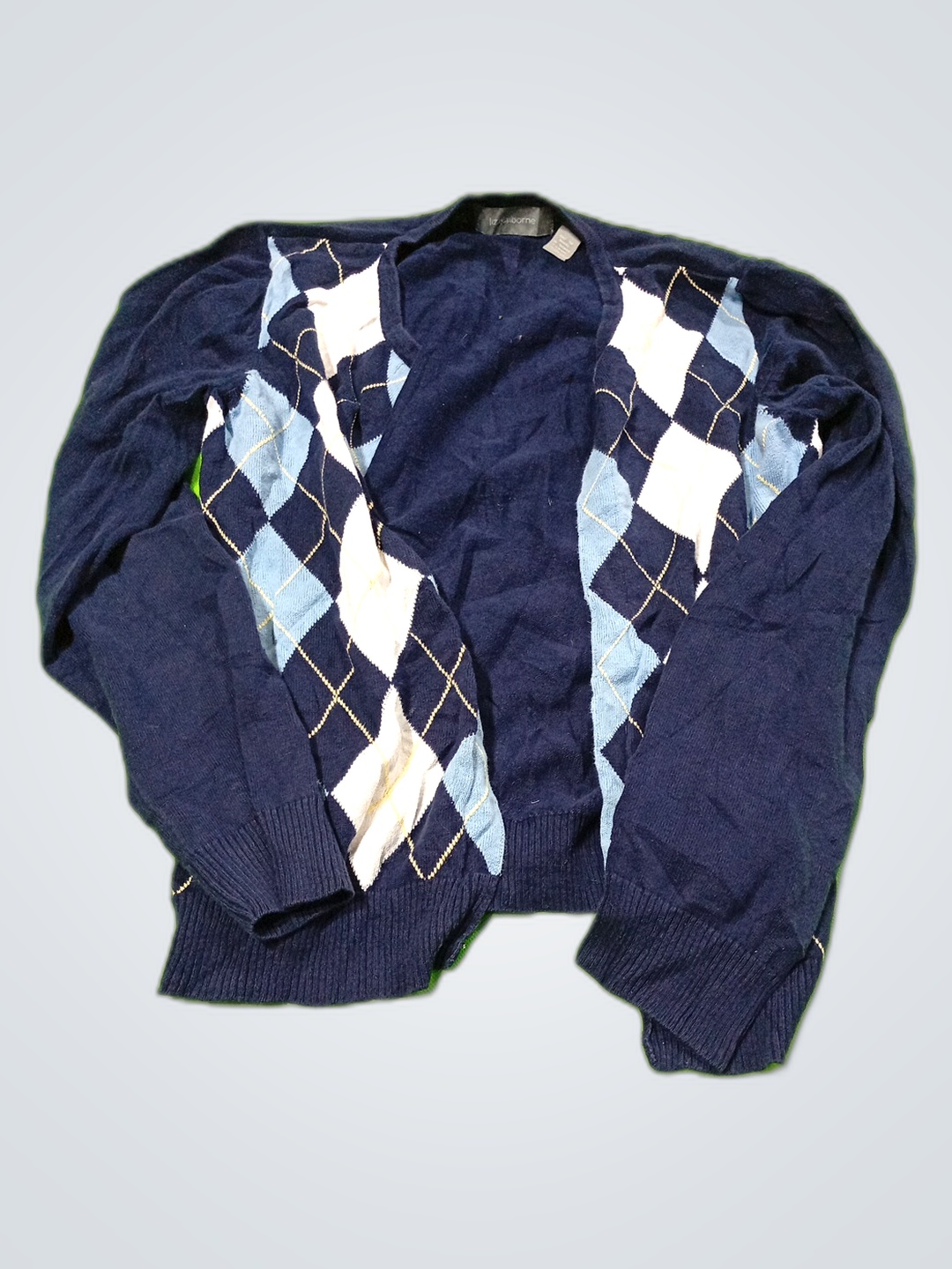 Iz Daiborne Argyle Sweater