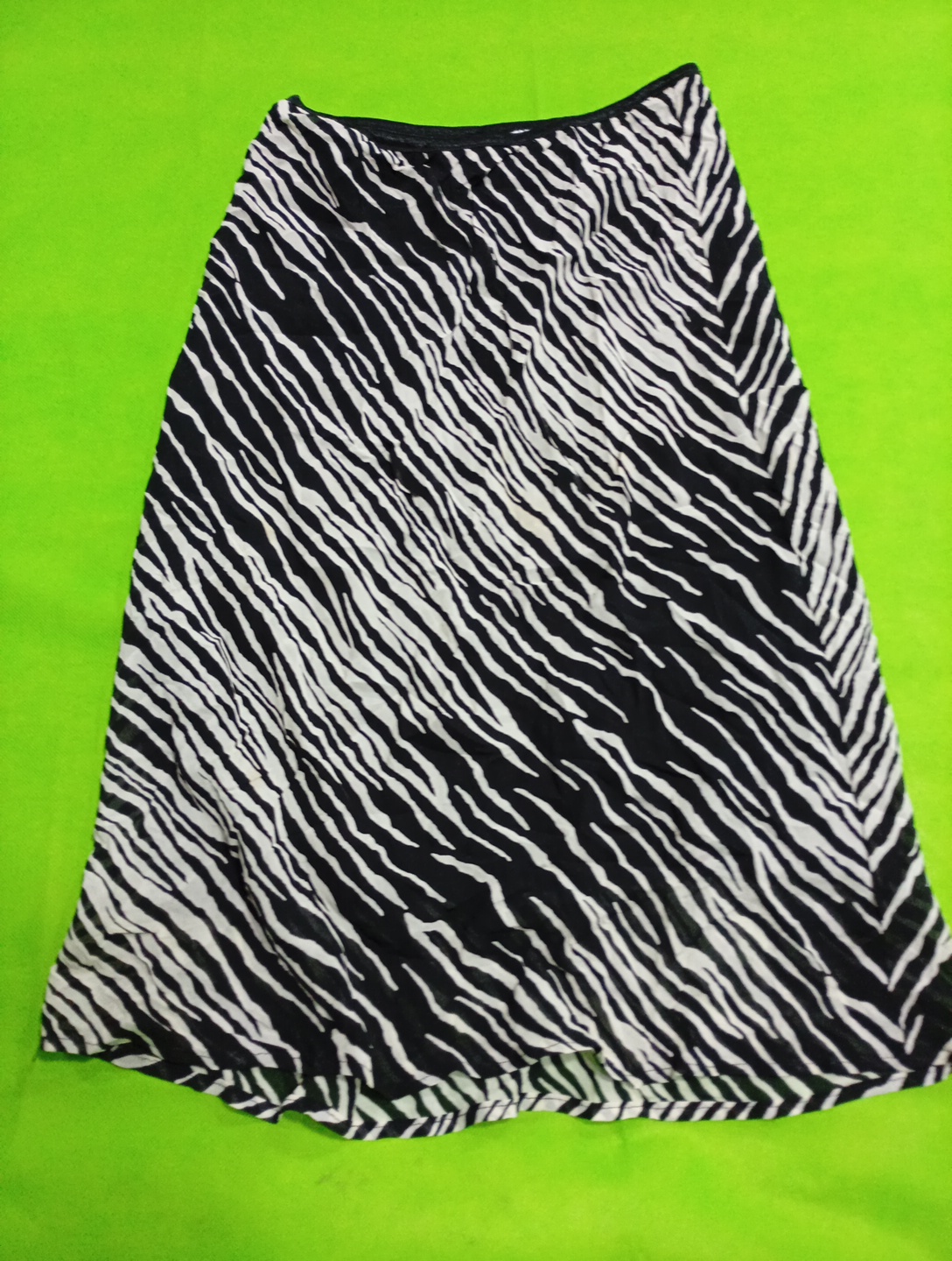 Zebra Print Skirt