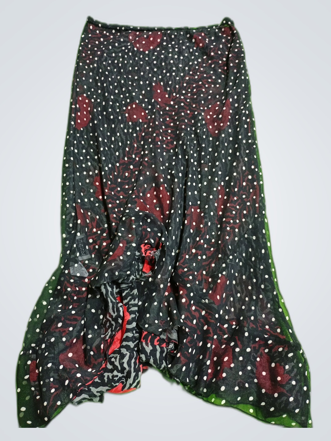 Floral Polka Dot Skirt