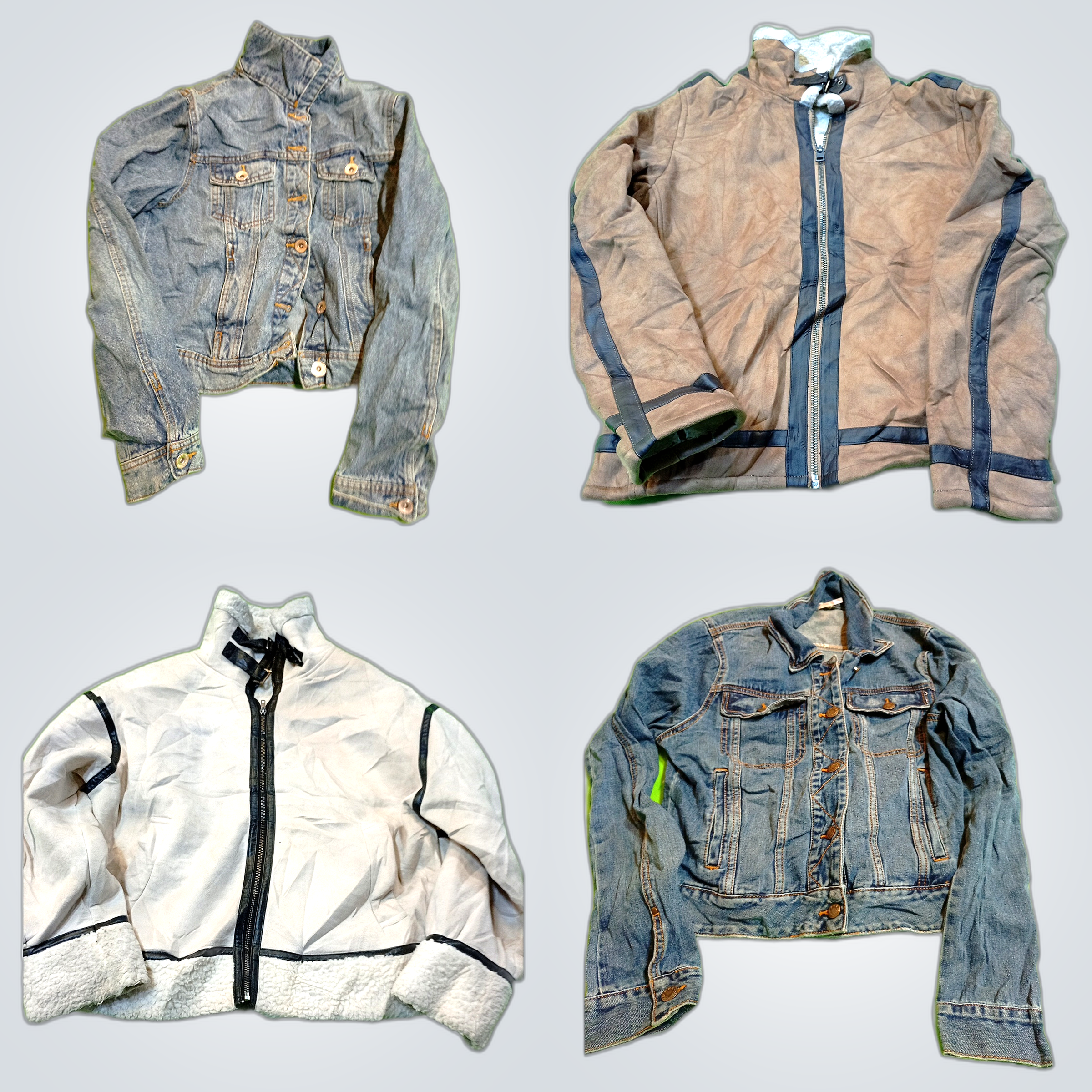 The North Face & Denim Jackets Bundle - 7 Piece Mi..
