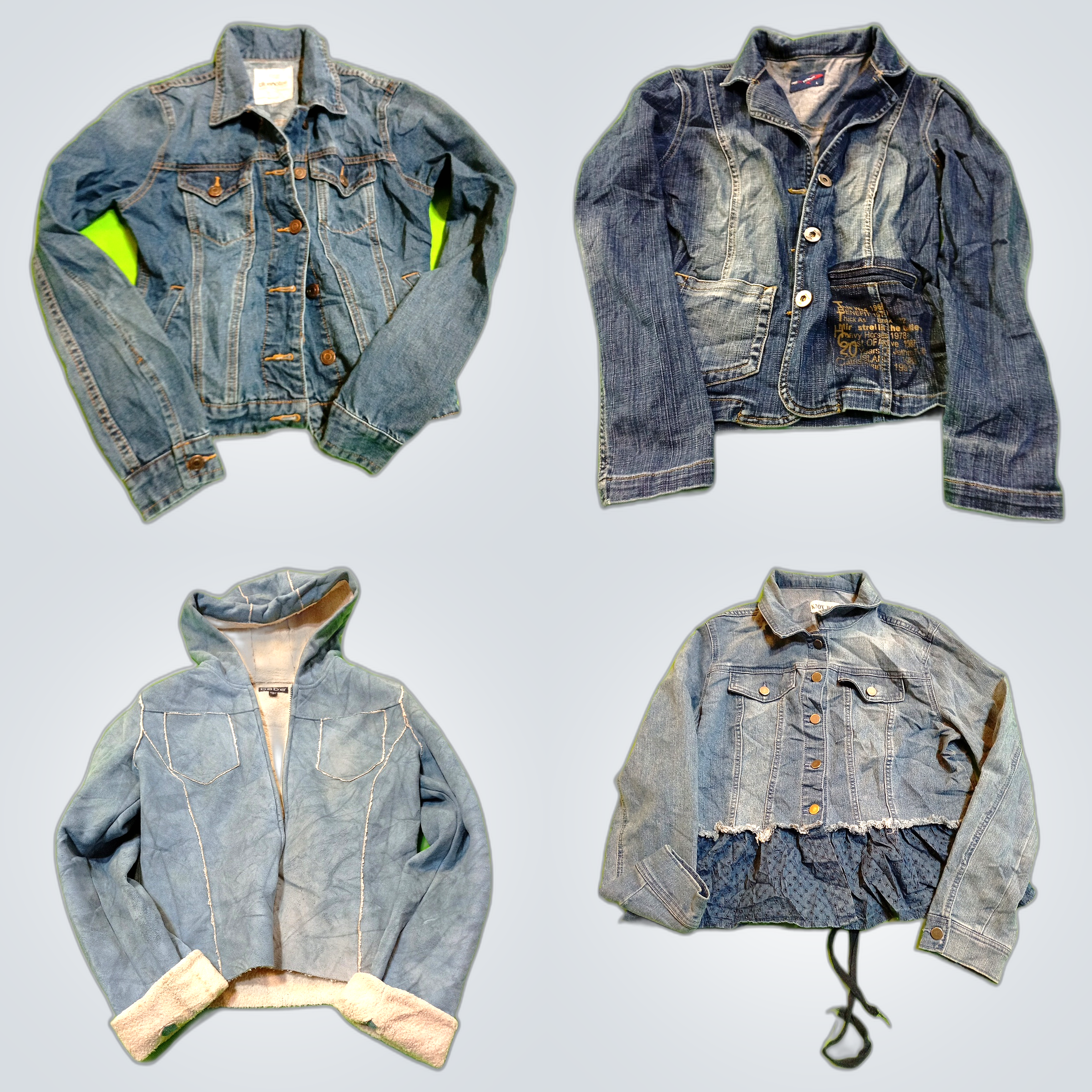 Jeansjacken-Bundle: Faded Glory, Knox Rose, bebe &..