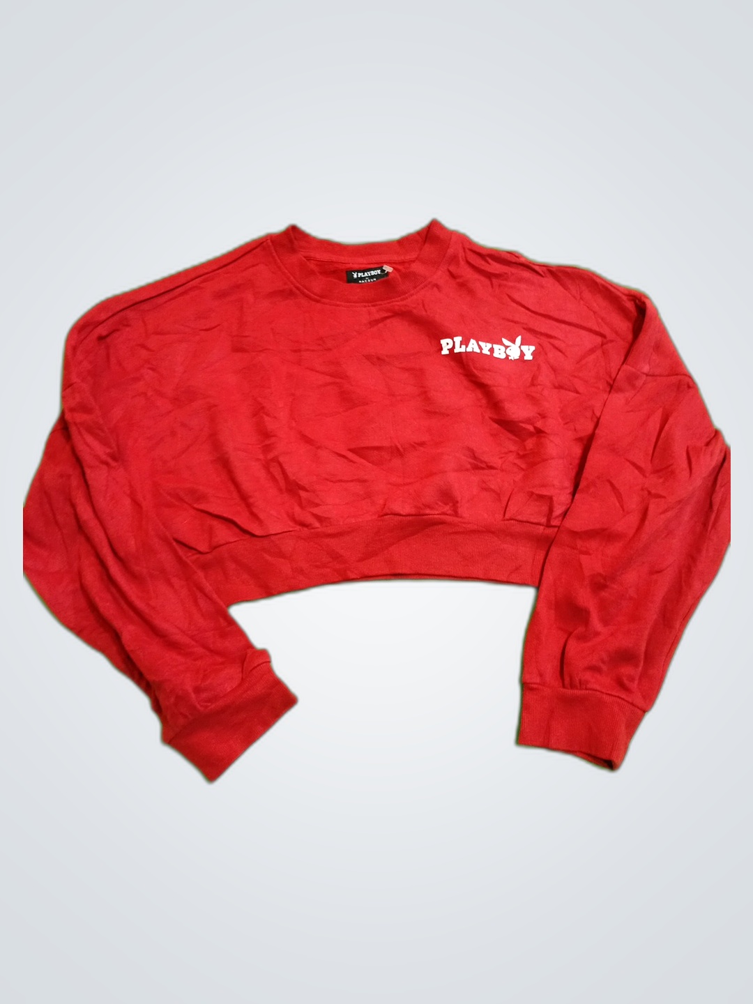 Felpa rossa Playboy by Pacsun