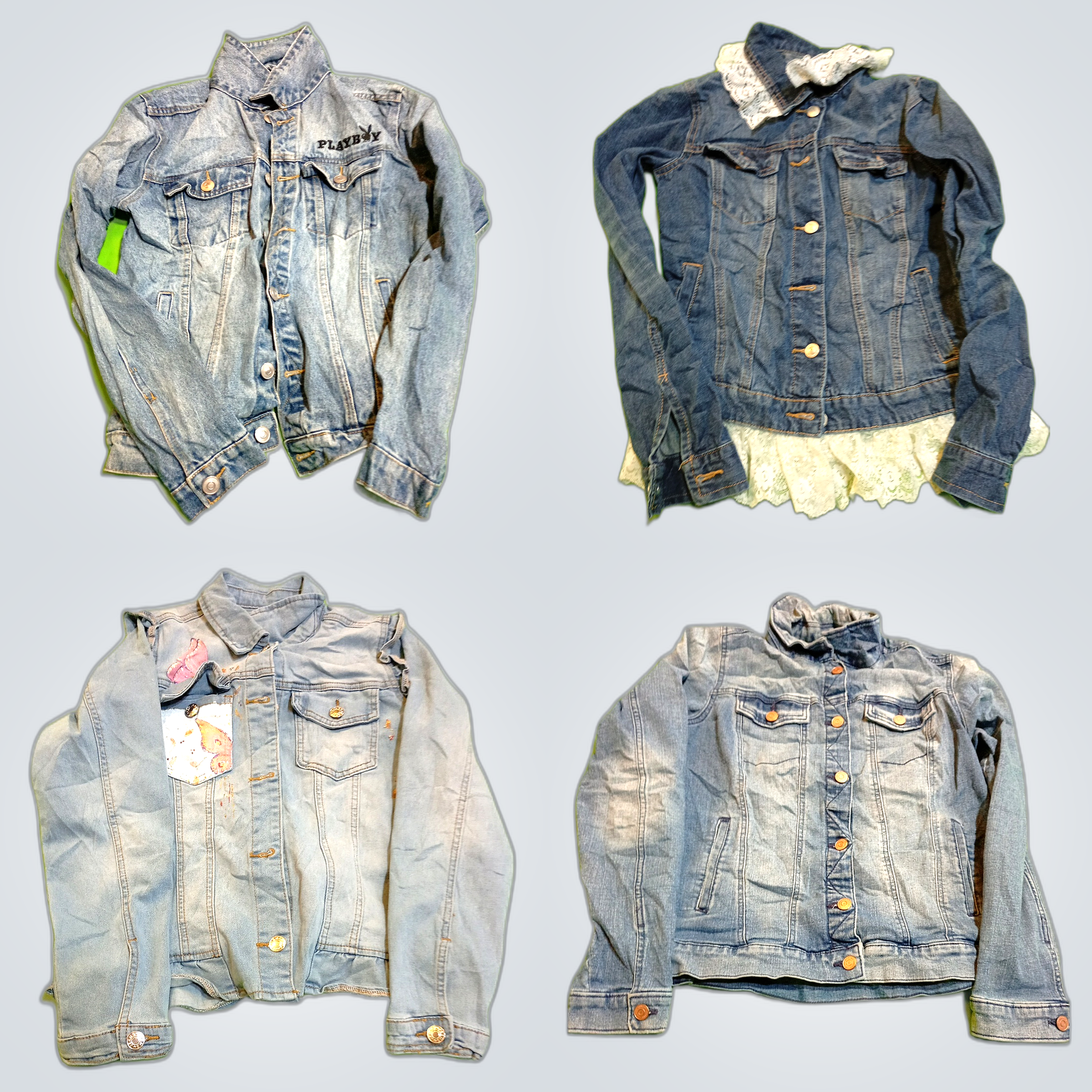 Denimjacken-Bundle: William Rast, Playboy, Maurice..